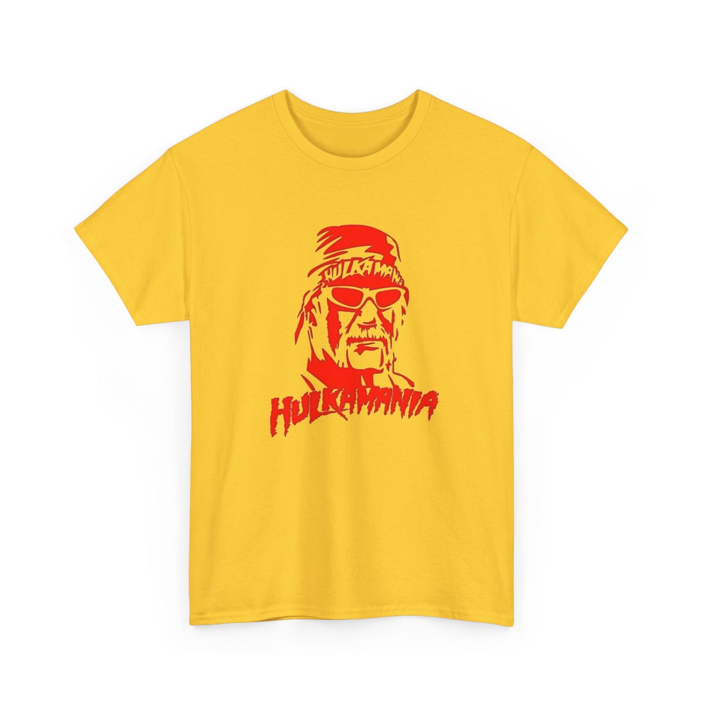 Hulkamania Wrestling Graphic T Shirt Unisex Heavy Cotton NEW Tee