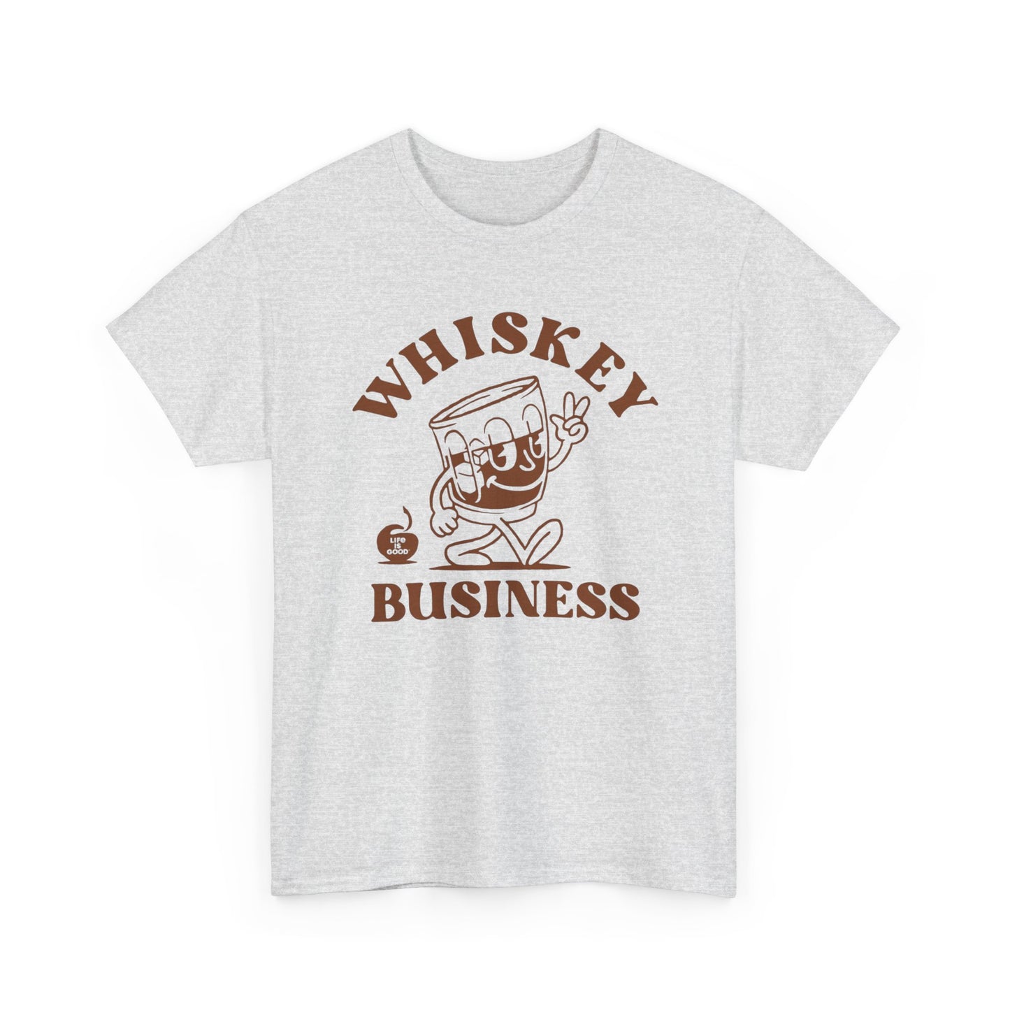 Whiskey Business T Shirt Funny Jokes Humor Unisex Heavy Cotton Tee