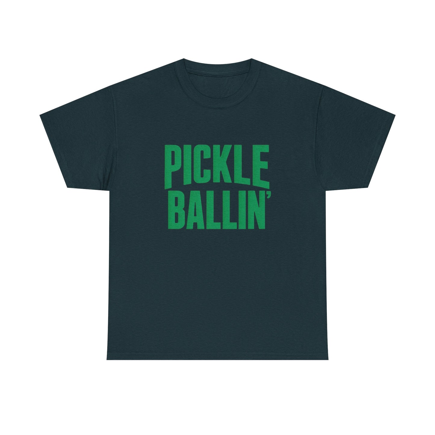 Pickle Ballin Retro Graphic T Shirt Heavy Cotton Tee