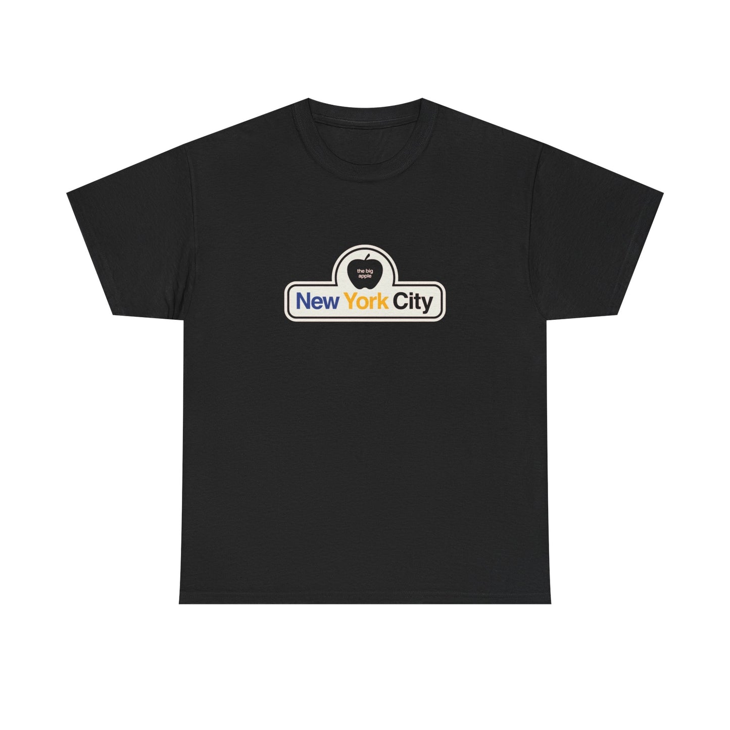 New York City The Big Apple Graphic T Shirt Heavy Cotton Tee