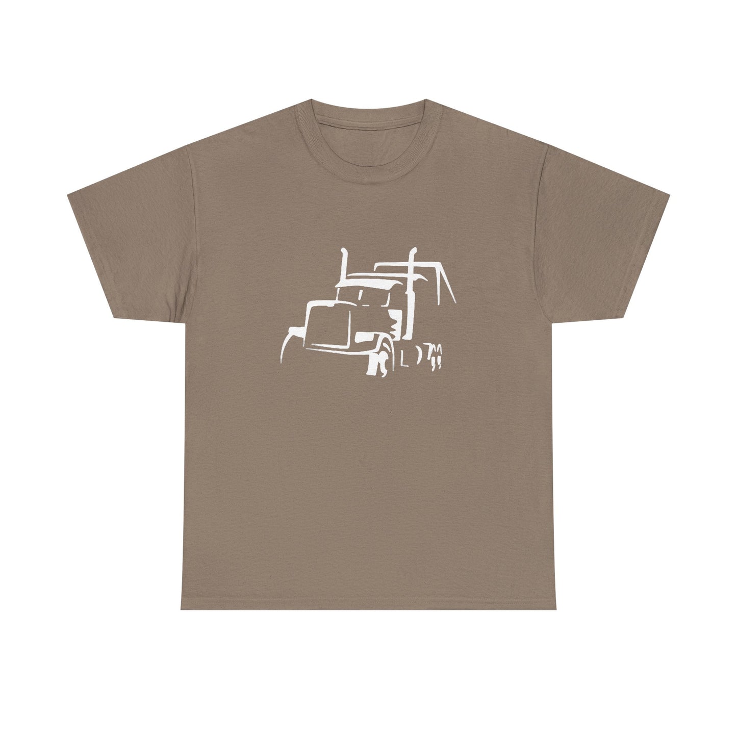 Semi Truck Trailer Hauling Graphic T Shirt NEW Adult Regular Sizing Tee