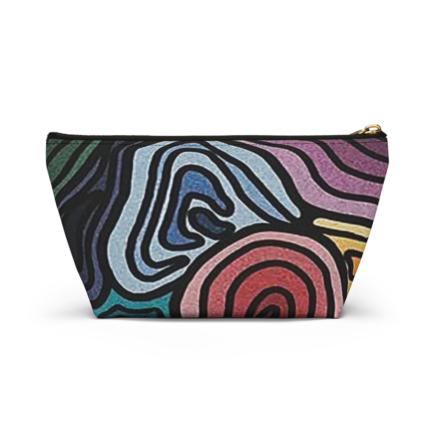 Painting All Over Print Travel Bag Multi Color Accessory Pouch w T-bottom