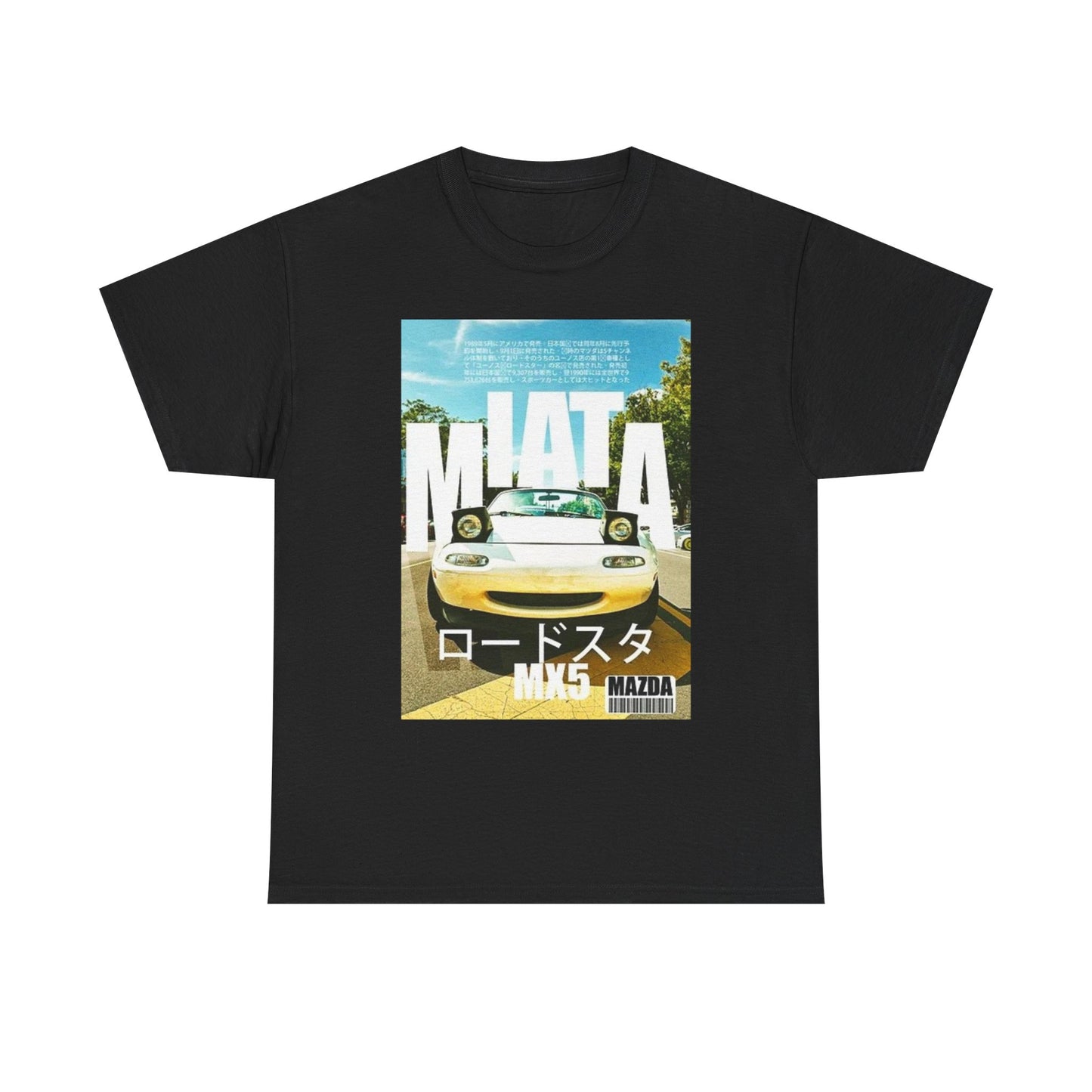 Mazda Miata JDM Retro Drifting Graphic T Shirt Cotton Tee