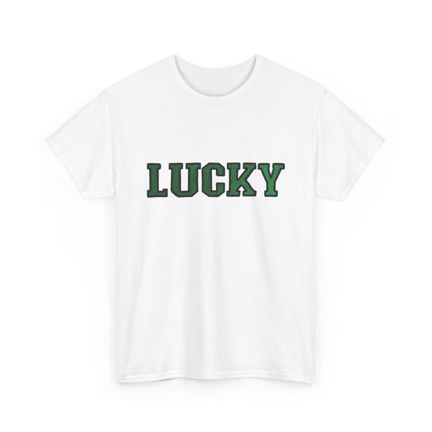 Lucky Graphic T Shirt New Adult Unisex Heavy Cotton Tee