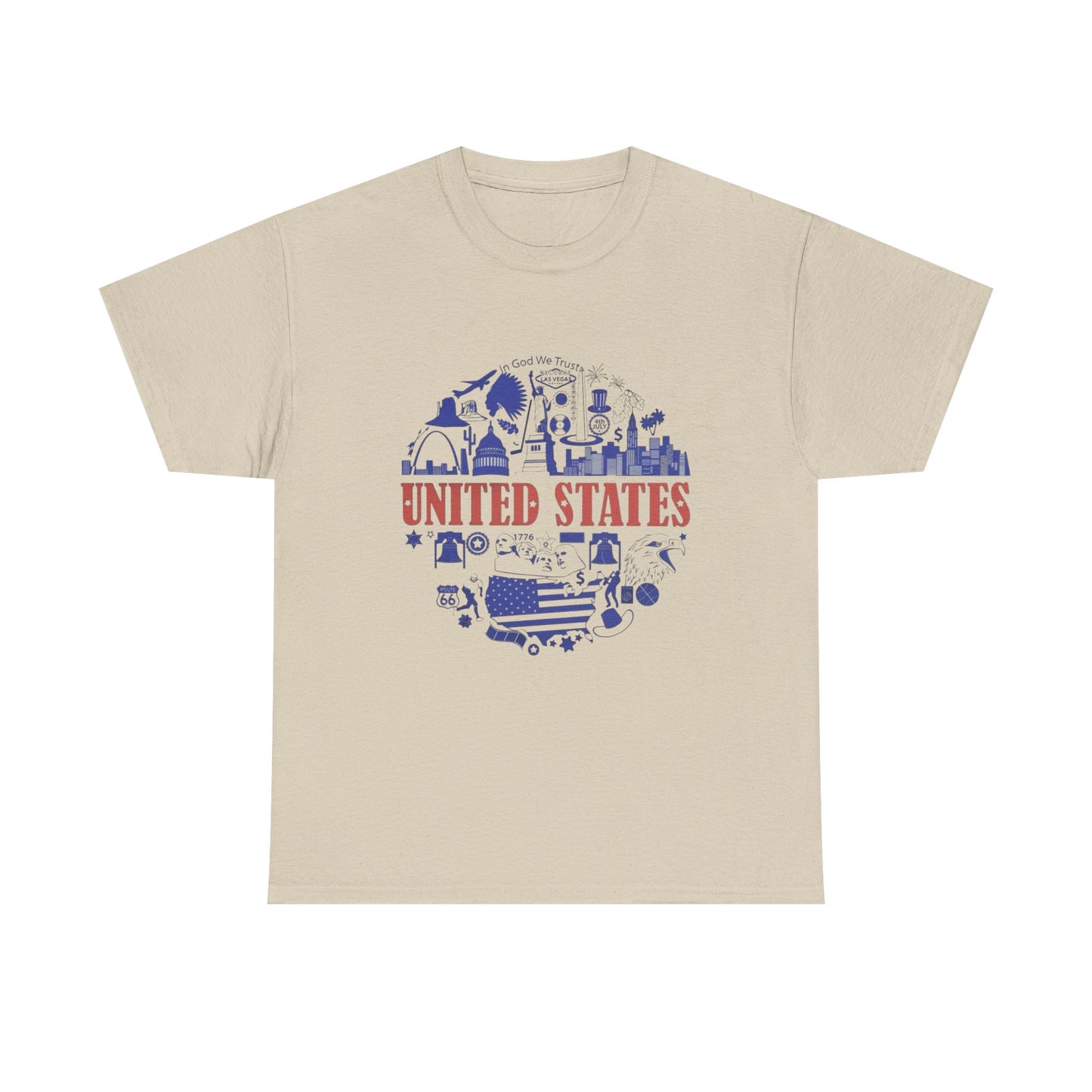 United States In God We Trust Graphic T Shirt NEW Adult Tee