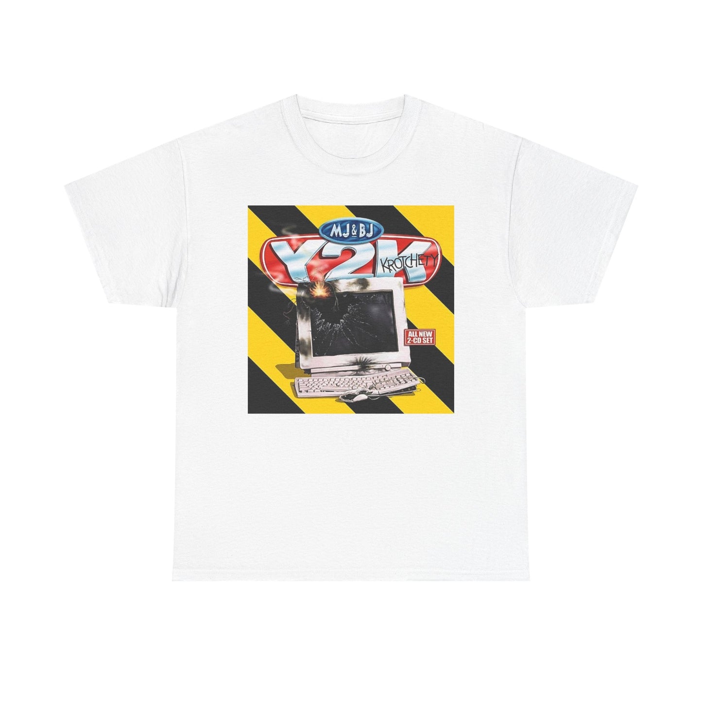 Y2k Graphic T Shirt Vintage 90s Funny Retro Unisex Heavy Cotton Tee