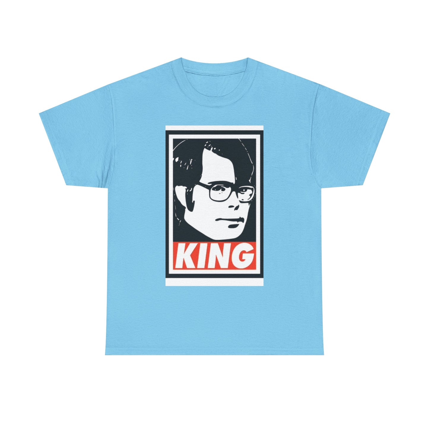 Stephen King Shirt Retro Poster Horror Funny Gift Scary Unisex Heavy Cotton Tee