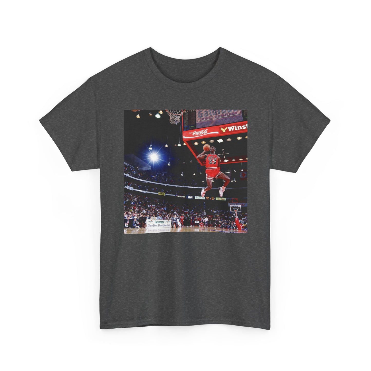 Michael Jordan Graphic T Shirt Retro Dunk Contest Unisex Heavy Cotton Tee