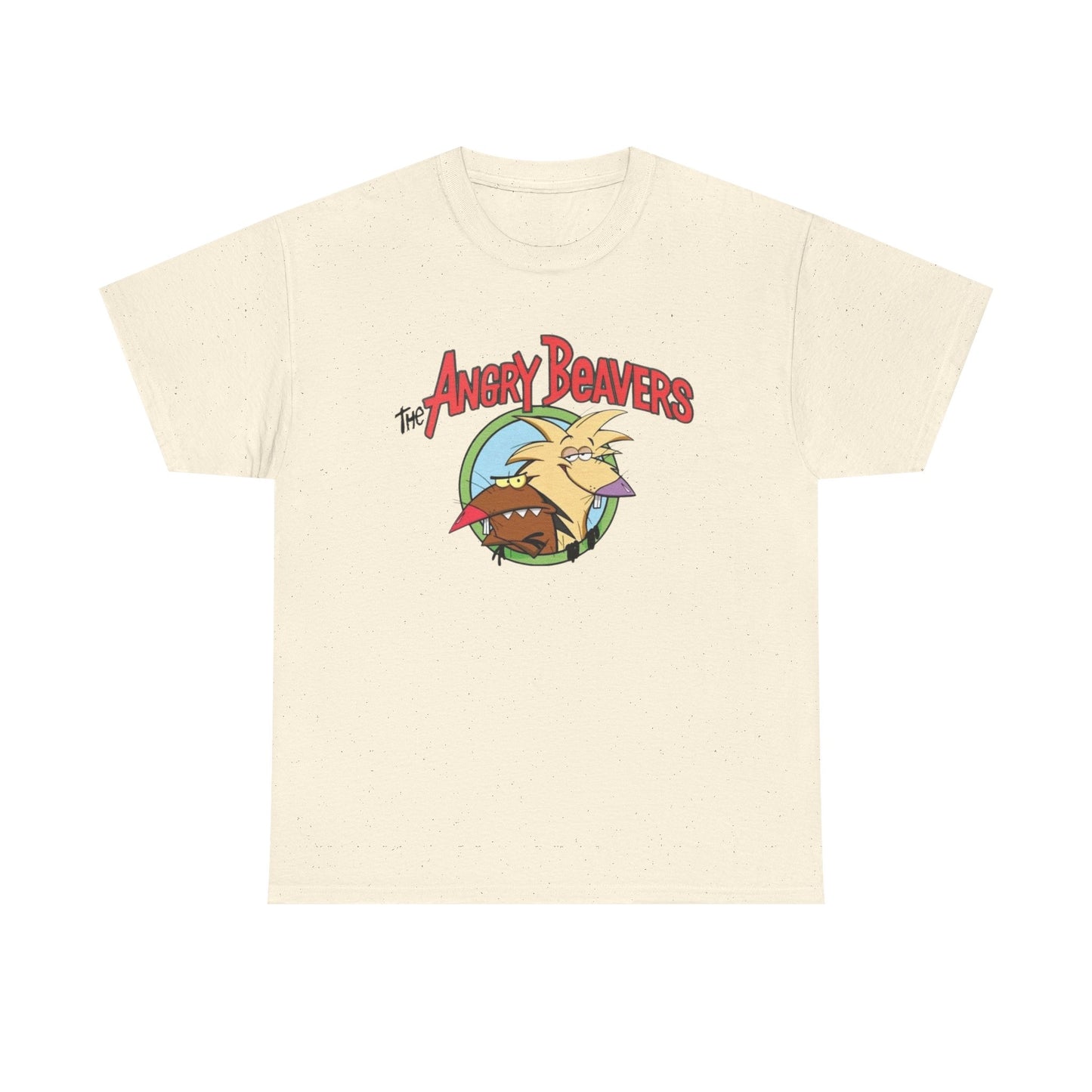 The Angry Beavers 90s Vintage Graphic T-Shirt Unisex Heavy Cotton Tee Gift NEW