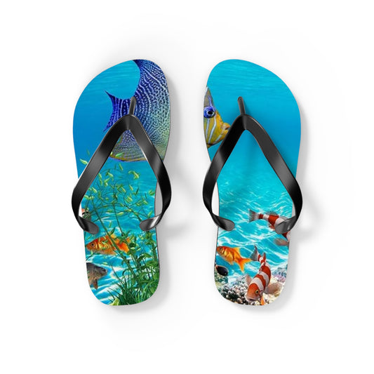 WAVES And SUN Co Sandals Ocean - Flip Flops -Slides Summer Beach BRAND NEW