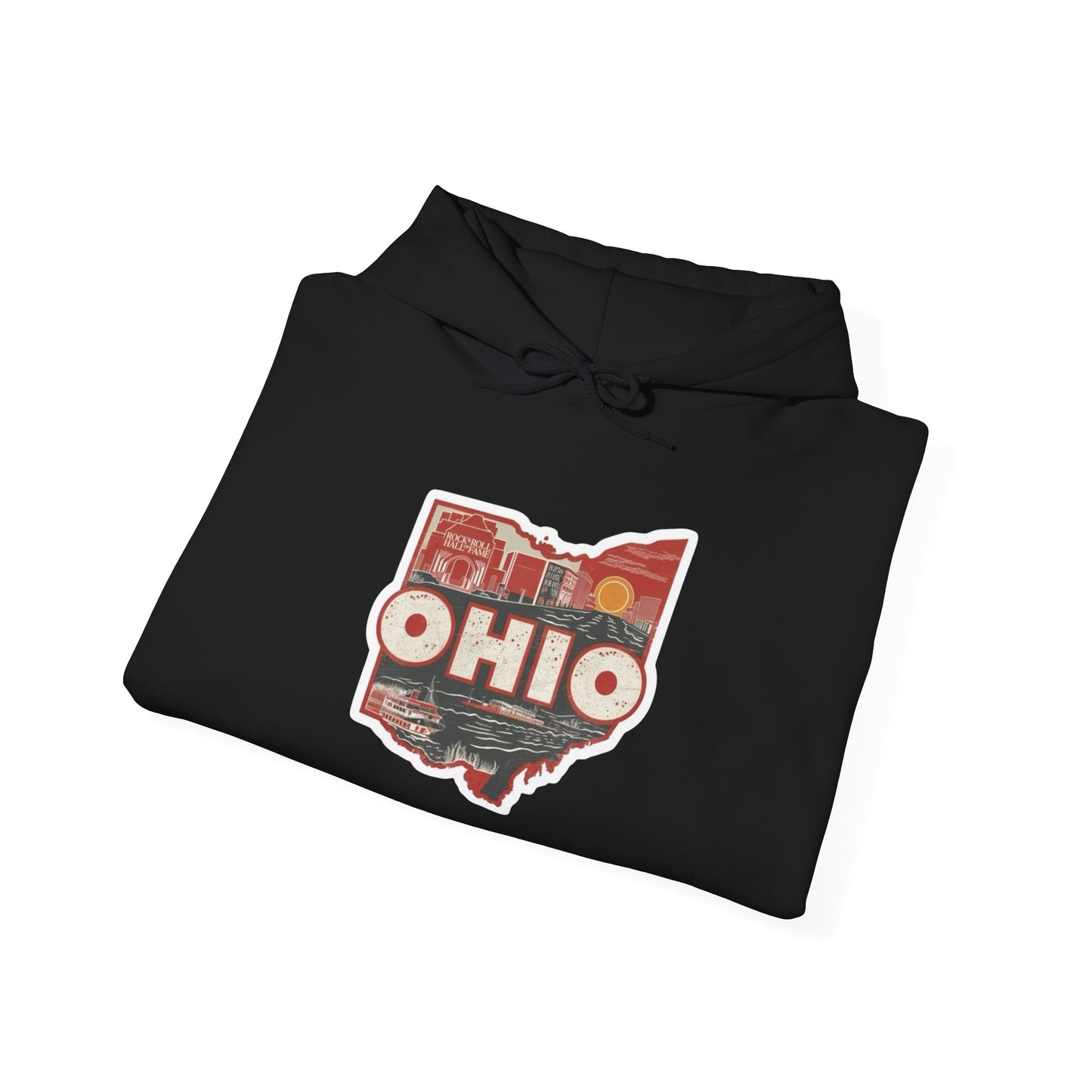 Ohio State Graphic Hoodie Unisex Heavy Blend™ Hooded Sweatshirt