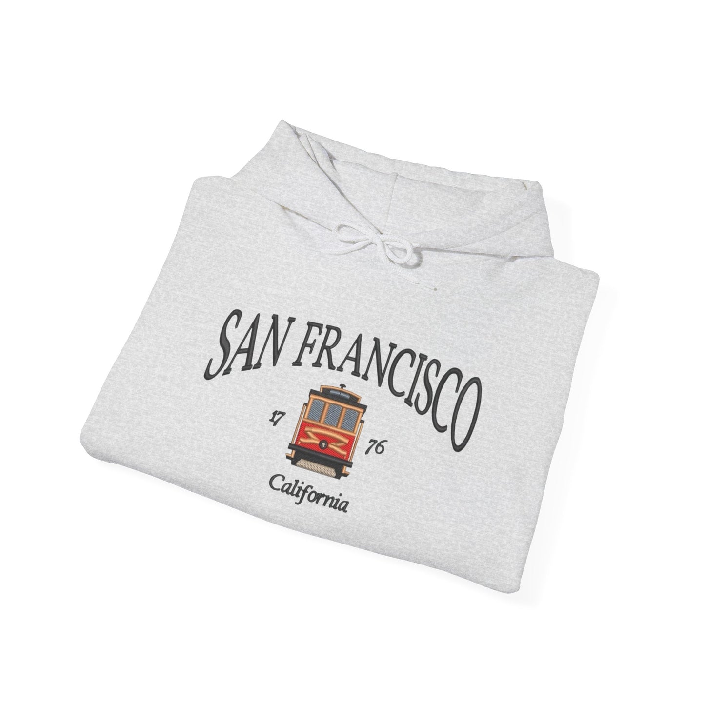 San Francisco Trolleys Graphic Hoodie Heavy Blend Sweatshirt NEW