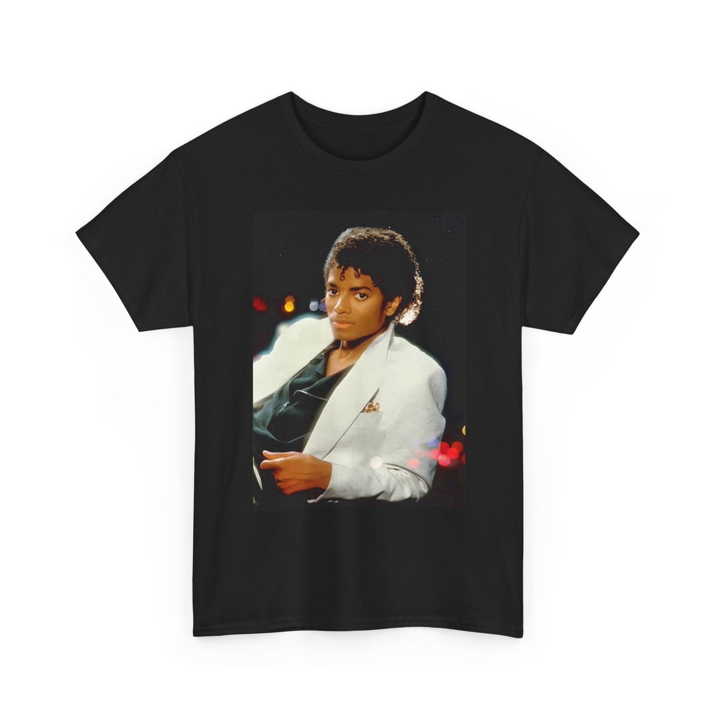 Michael Jackson Vintage Graphic T Shirt Retro Album Unisex Heavy Cotton Tee