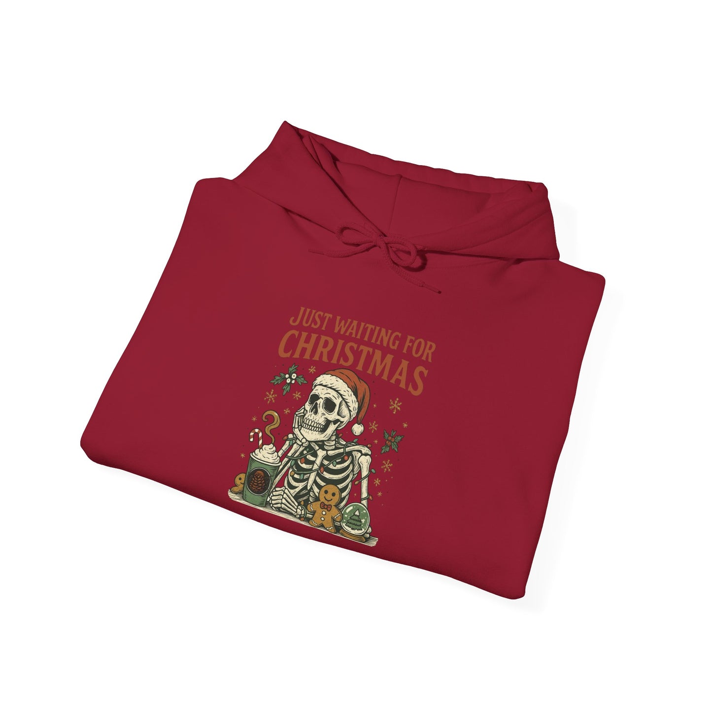 Just waiting For Christmas Graphic Hoodie Unisex Heavy Blend™ Hooded Sweatshirt
