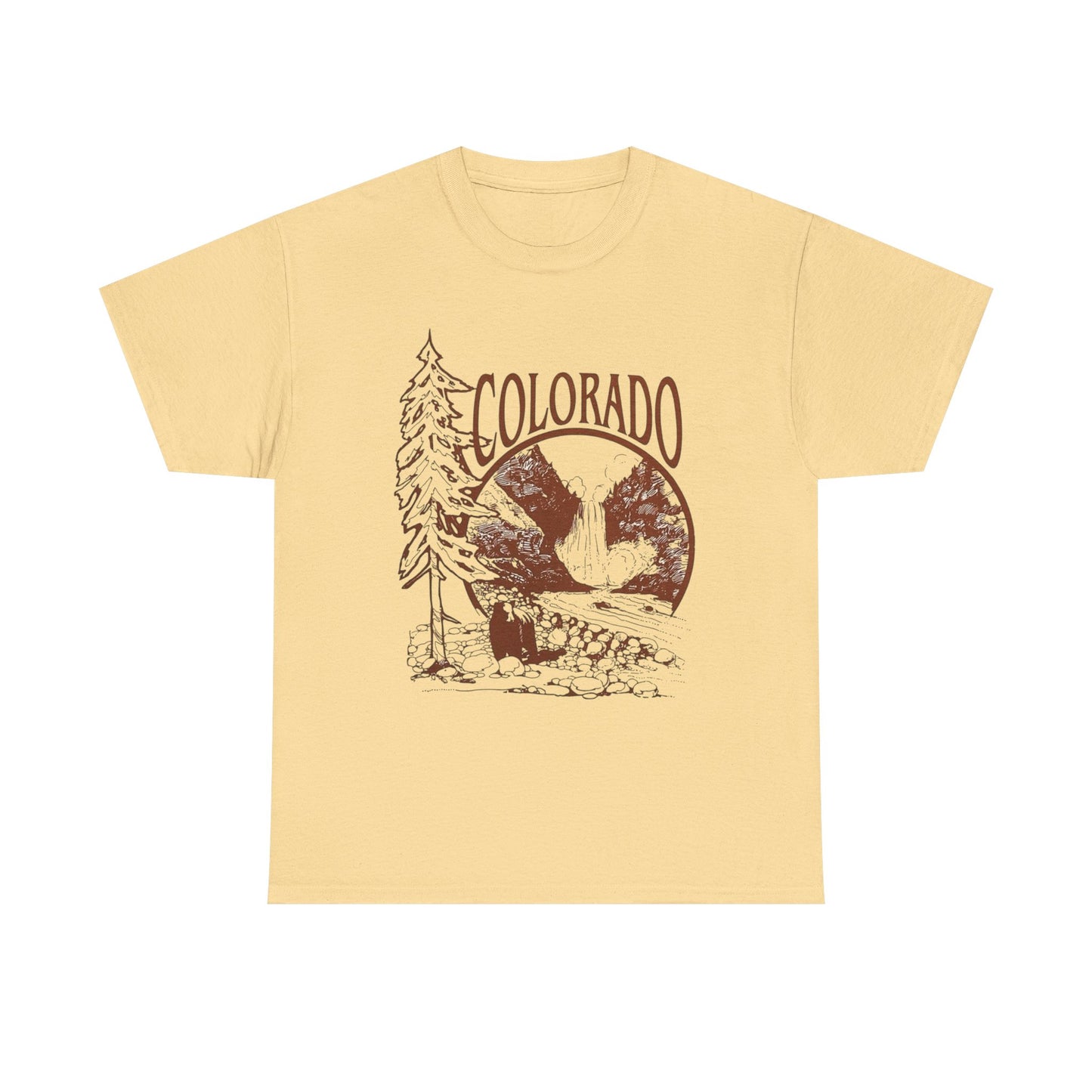 Colorado Wilderness Graphic T Shirt Unisex Heavy Cotton Tee