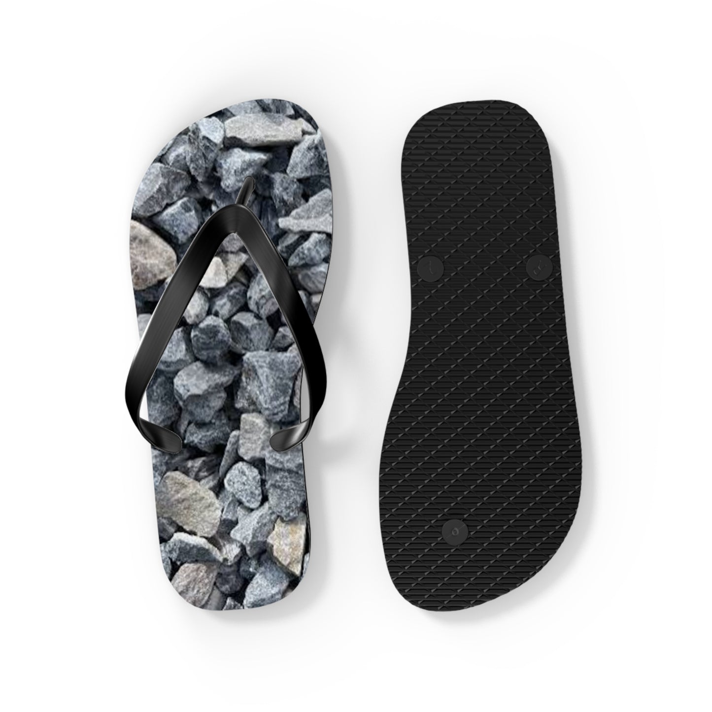 Stones Summer Sandals, Beach Shoes, Vacation Flip Flops, Pool Slides