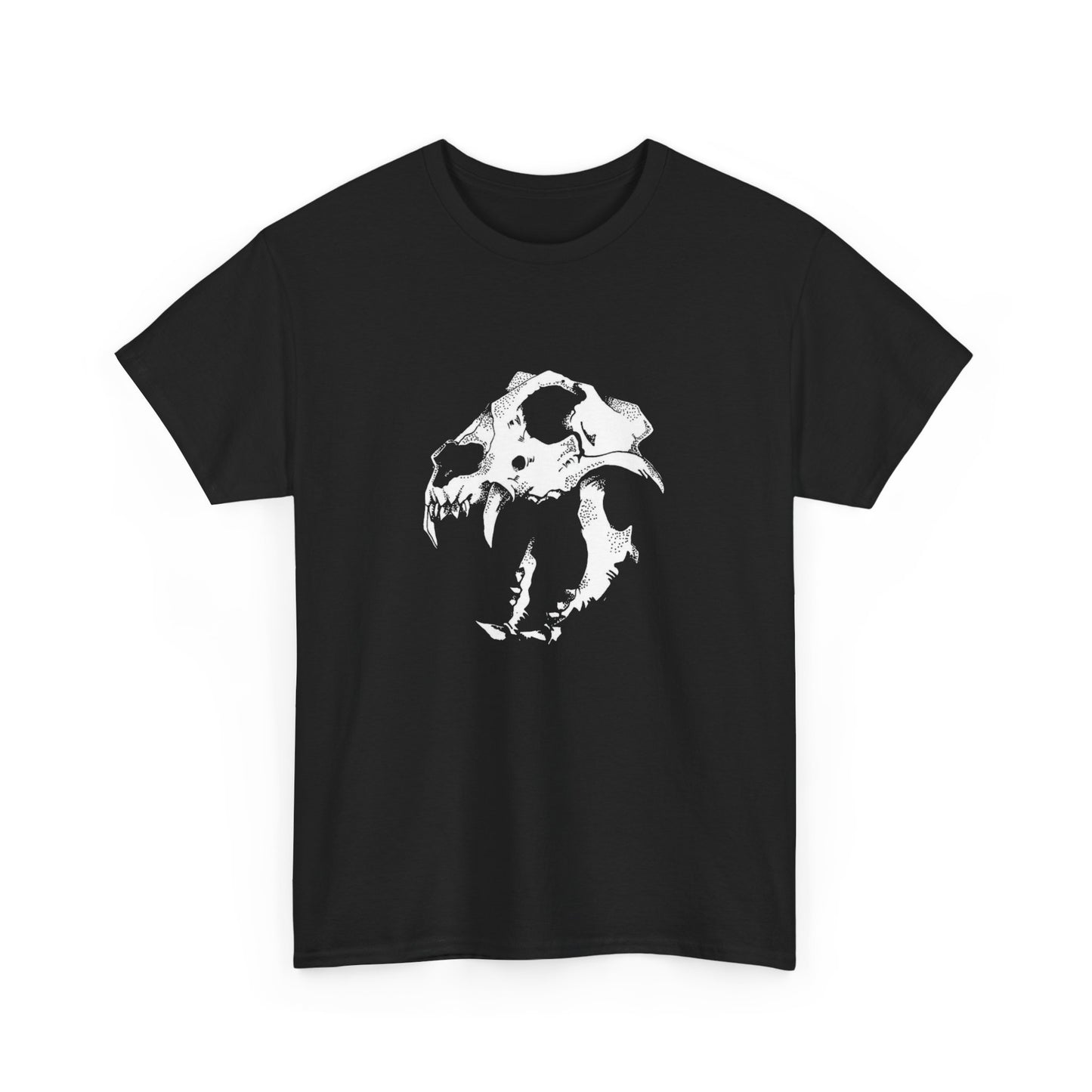 T Rex Skull Graphic T Shirt Unisex Heavy Cotton Tee