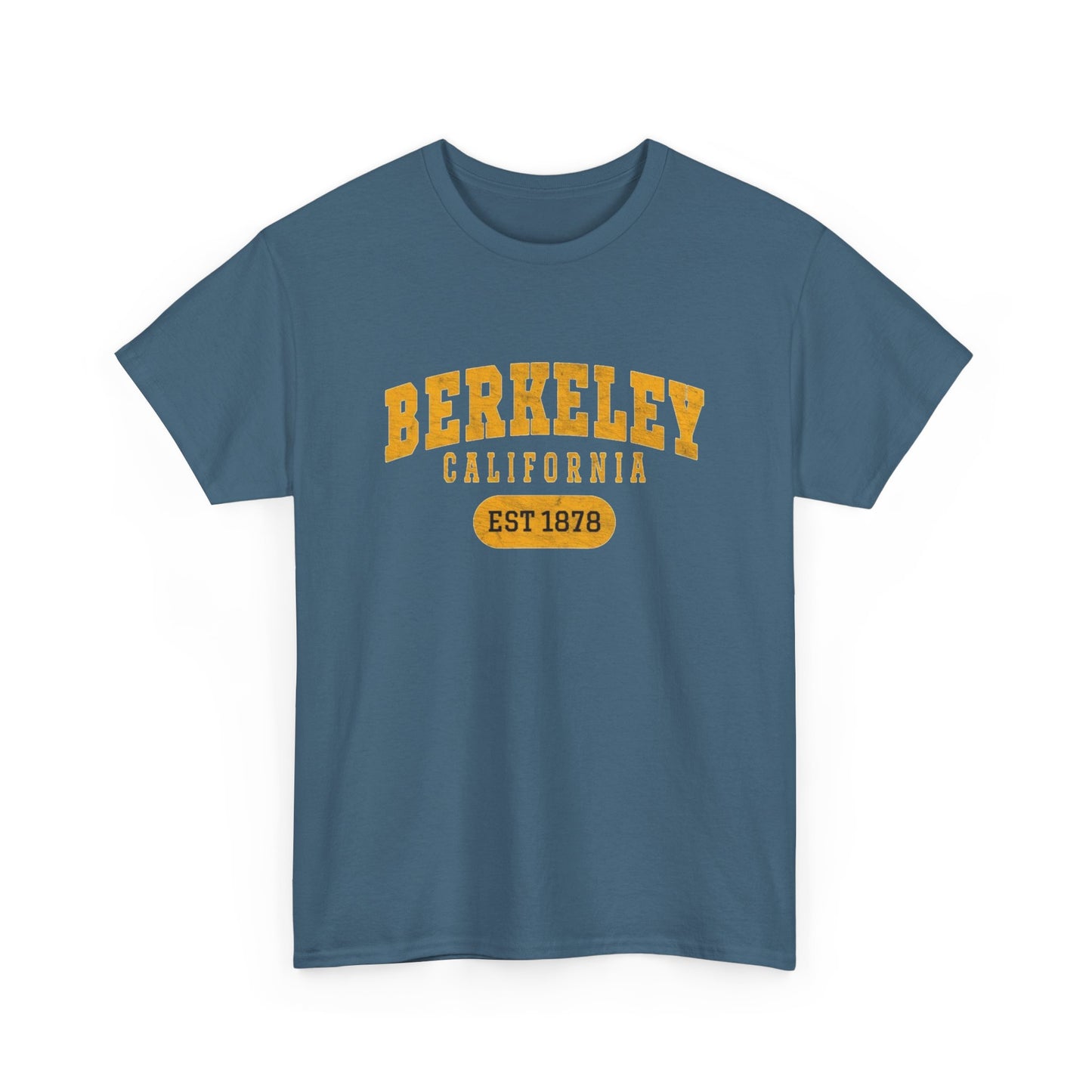Berkeley California Retro Graphic T Shirt Men's Heavy Cotton Tee - Quality - Modern True to Size