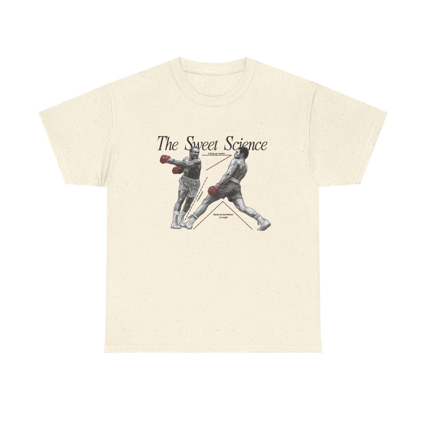 Boxing The Sweet Science Vintage Graphic T Shirt NEW Vintage Unisex Heavy Cotton