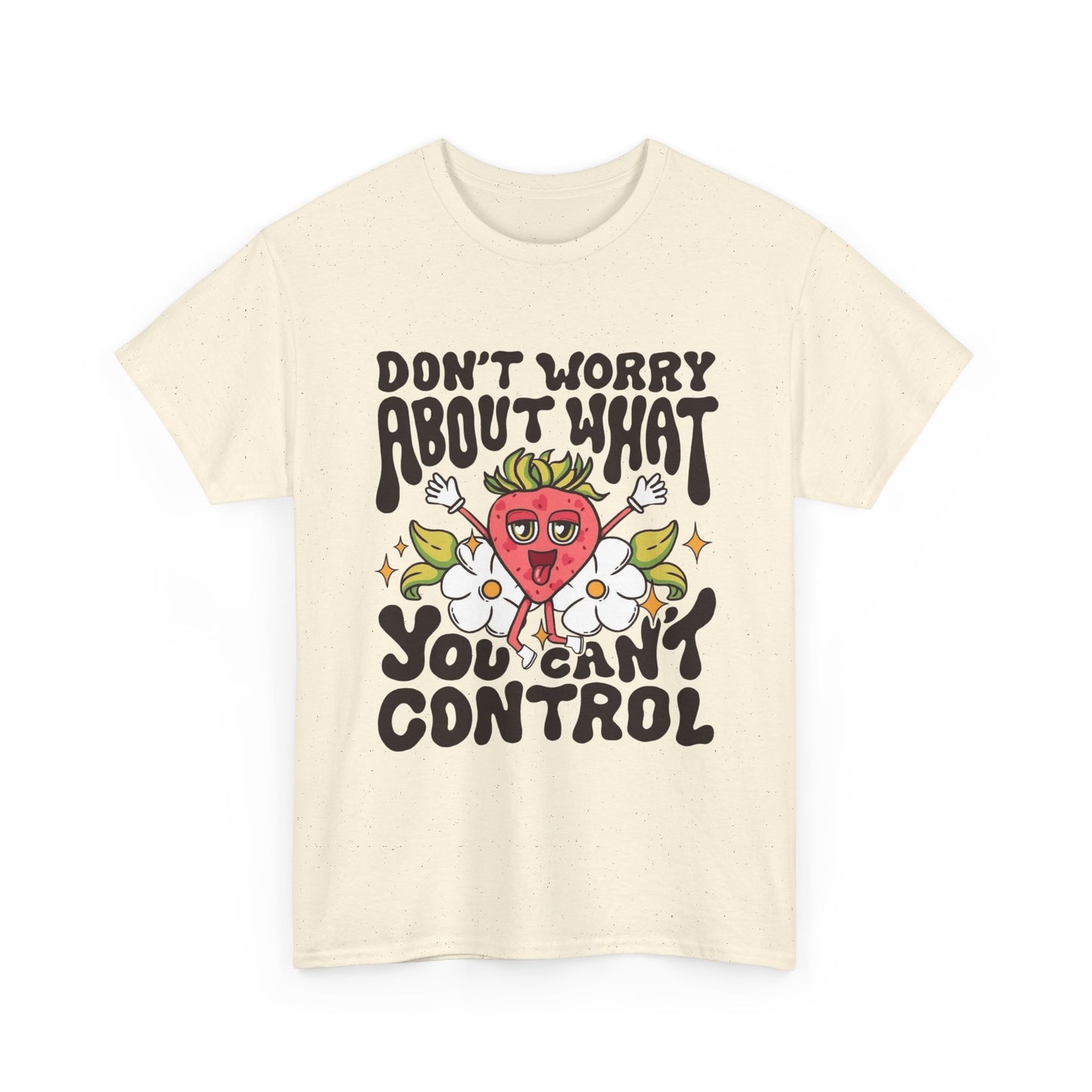 Don't Worry About What You Can't Control Graphic T Shirt Unisex Heavy Cotton Tee