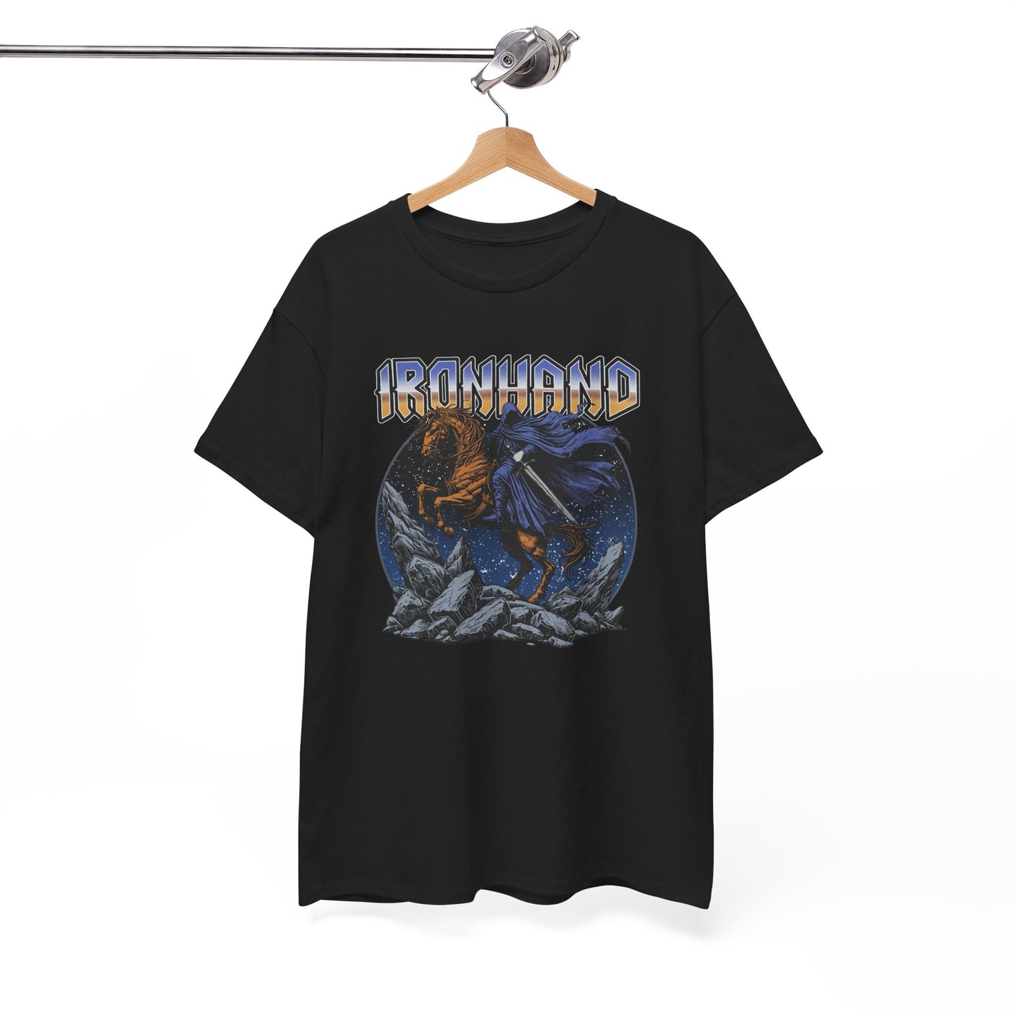 Iron hand Retro Graphic T Shirt NEW ADULT Unisex Heavy Cotton Tee