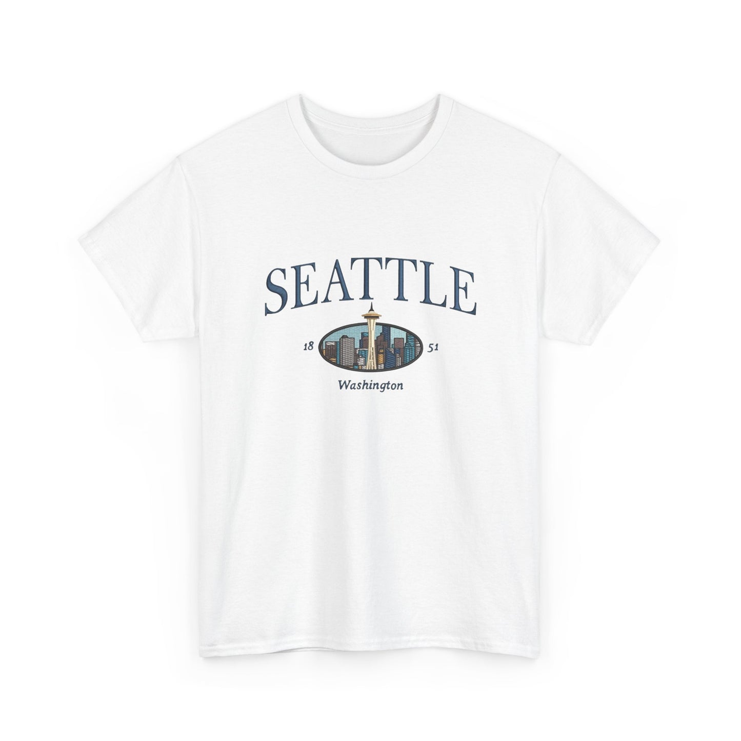 Seattle Washington  Graphic T Shirt NEW Unisex Heavy Cotton Tee