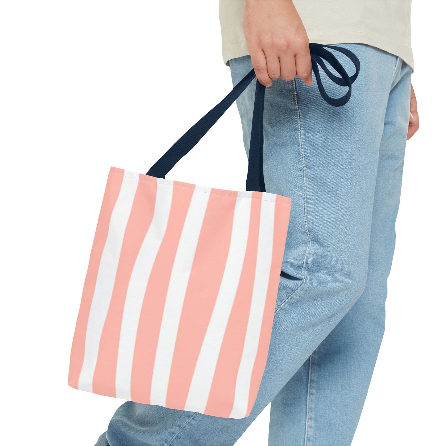 Cream Beach Bag Stripes BRAND NEW Modern Purse - Pocketbook - Travel Tote Bag