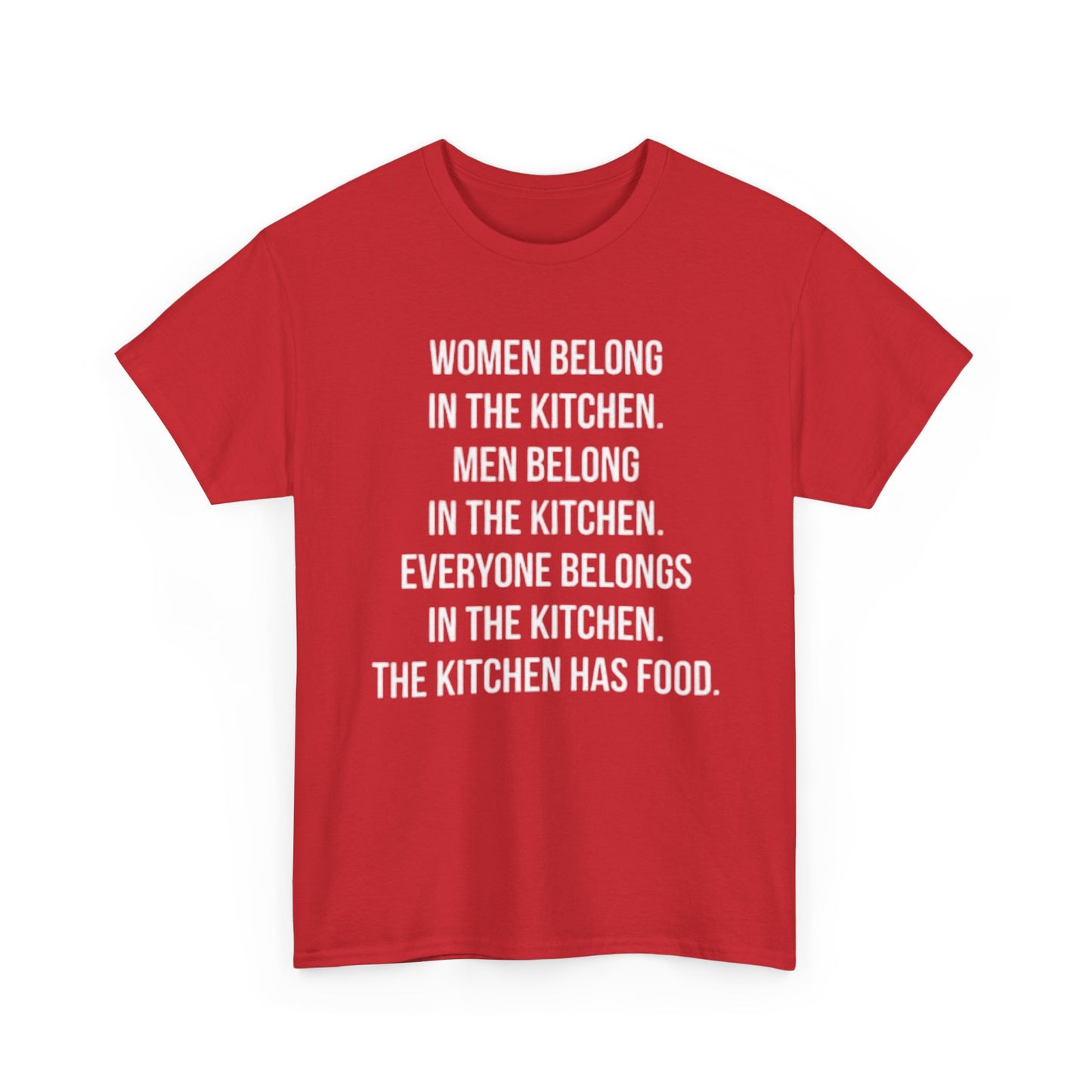 Everyone Belongs In The Kitchen Funny T Shirt Graphic Men And Women Unisex Chef
