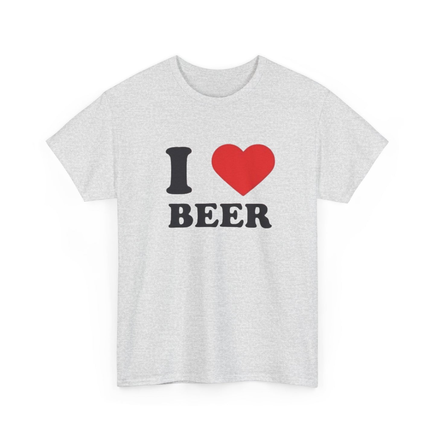 I Love Beer Graphic T Shirt NEW Unisex Heavy Cotton Tee
