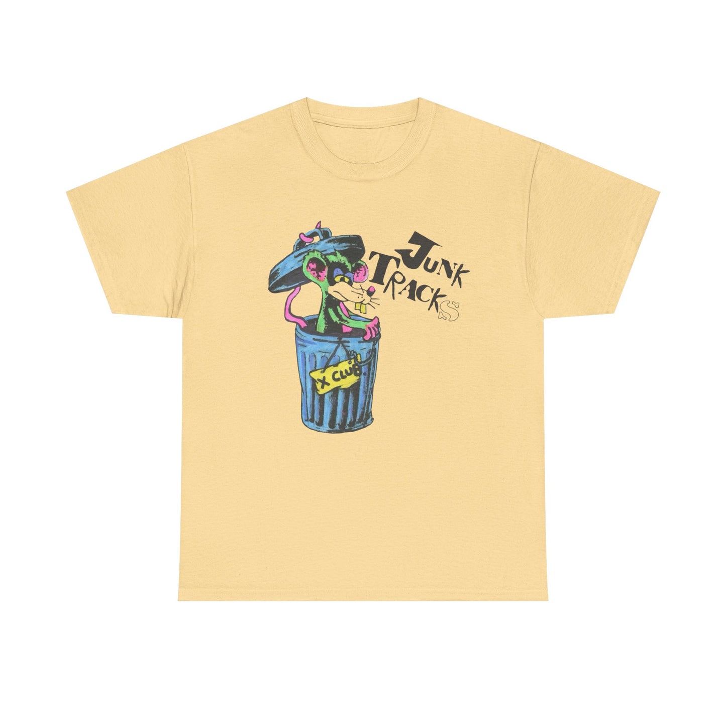 Junk Tracks Vintage Graphic T Shirt NEW Adult Unisex Heavy Cotton Tee