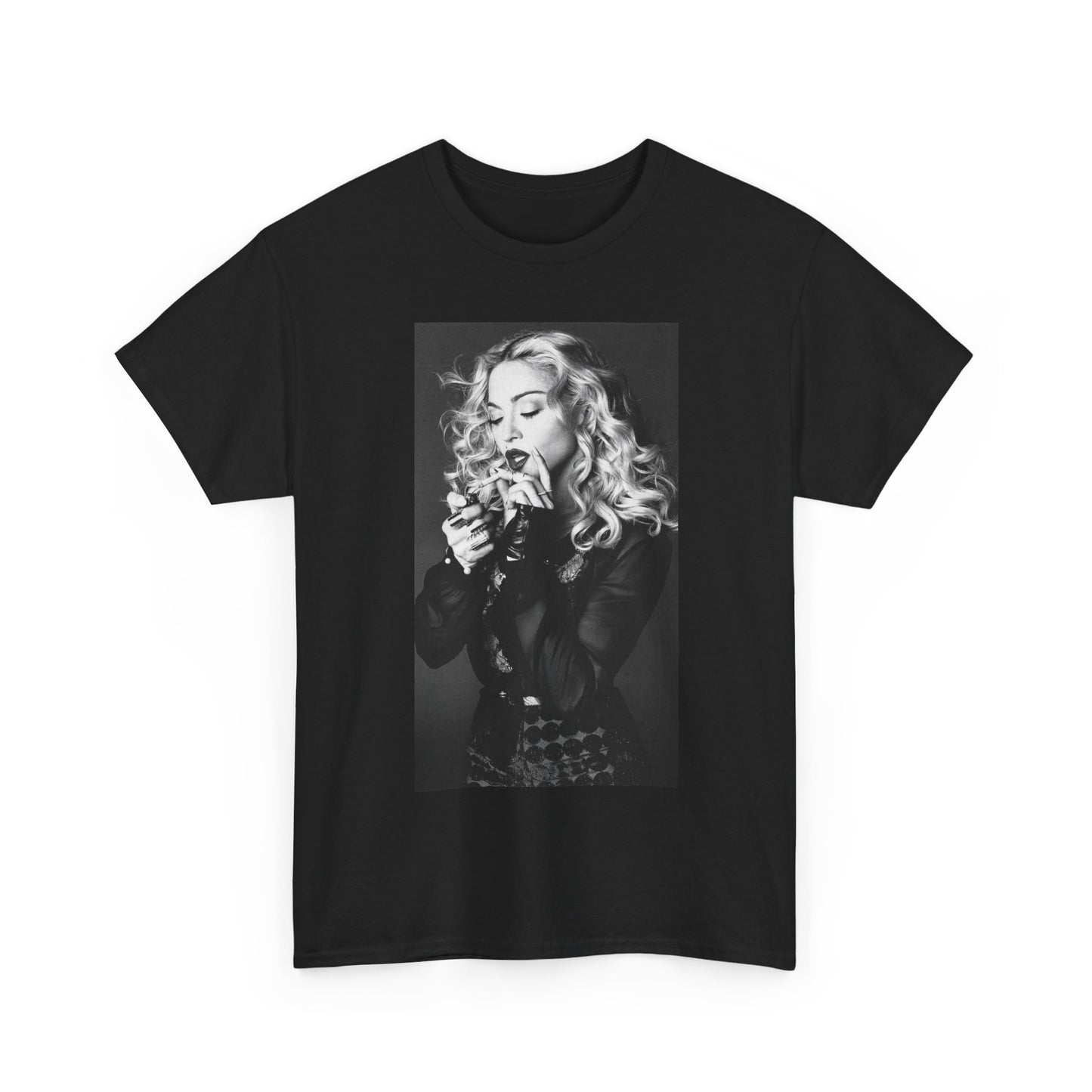Madonna Tshirt Vintage Modeling Graphic 90s retro Queen Unisex Heavy Cotton Tee