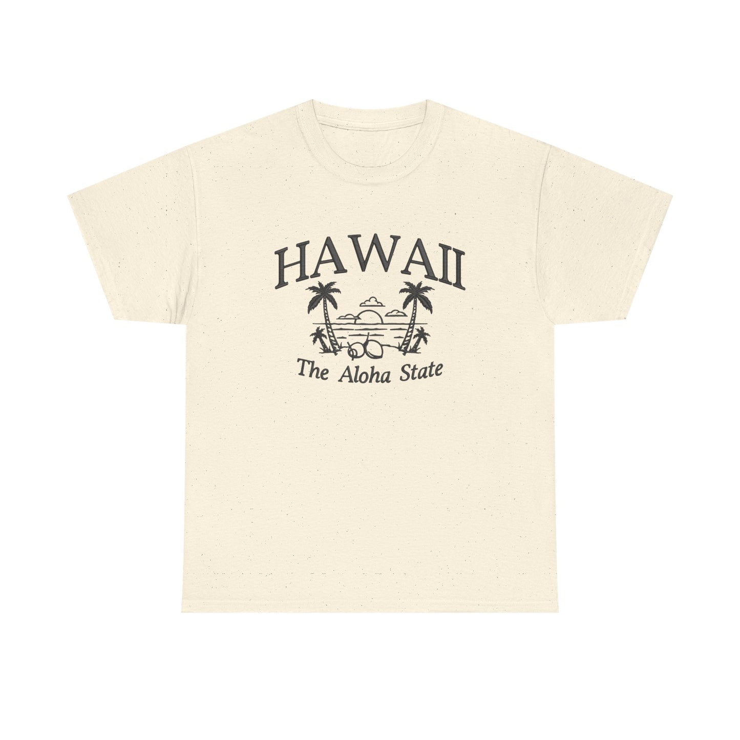 Hawaii The Aloha State Graphic T Shirt NEW Unisex Heavy Cotton Tee