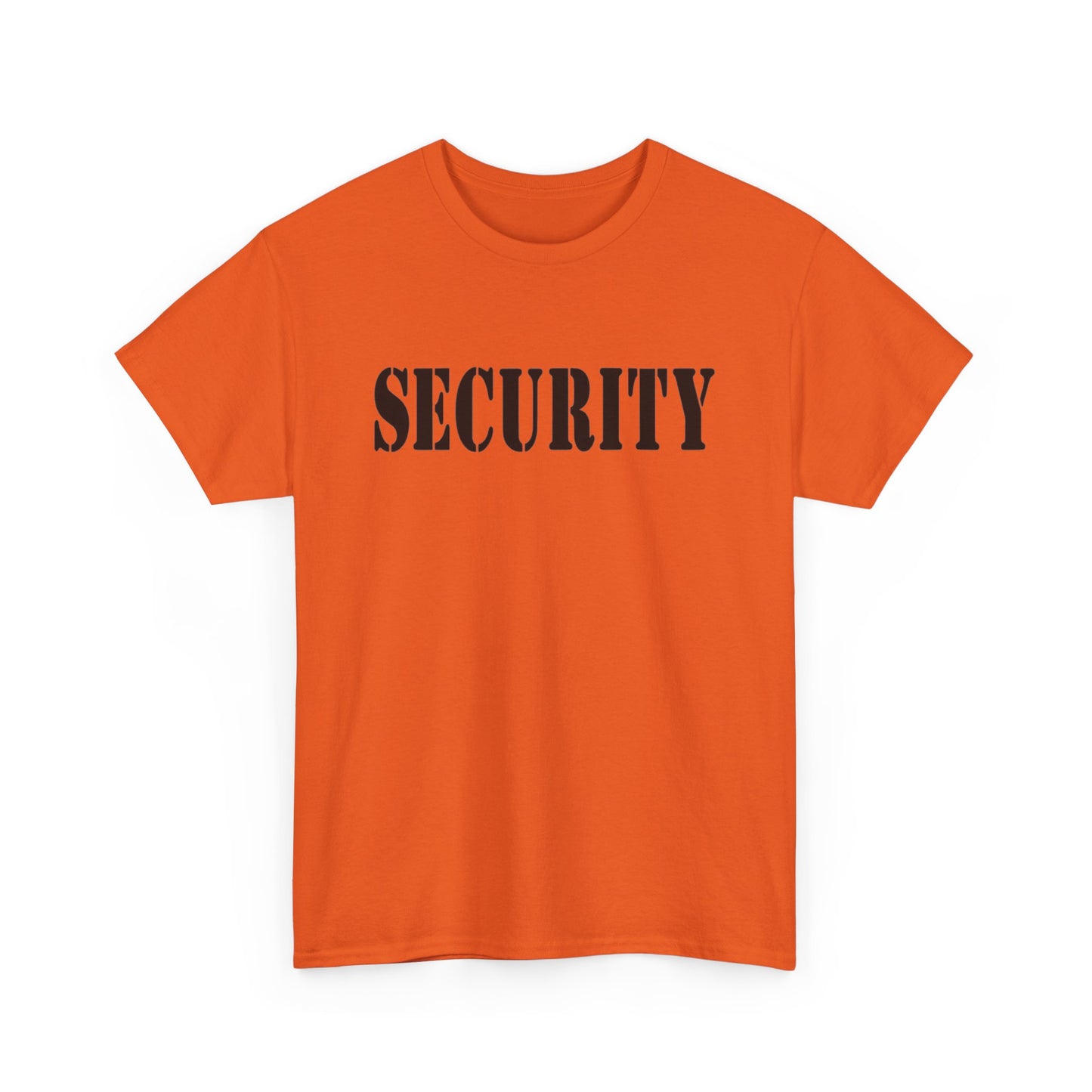 Security Graphic T Shirt Police Academy Uniform Funny Bar Unisex Heavy Cotton