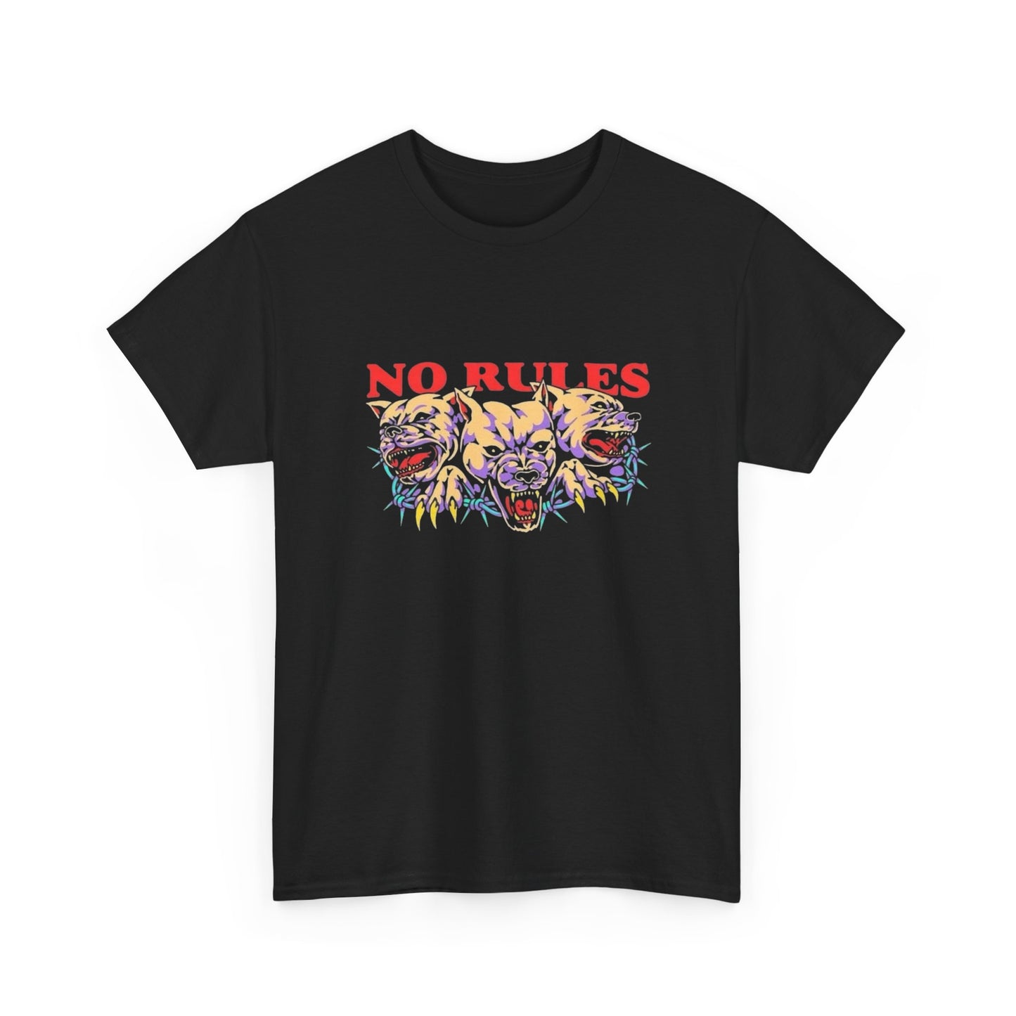 No Rules For The Dawgs Graphic T Shirt NEW Heavy Cotton Tee