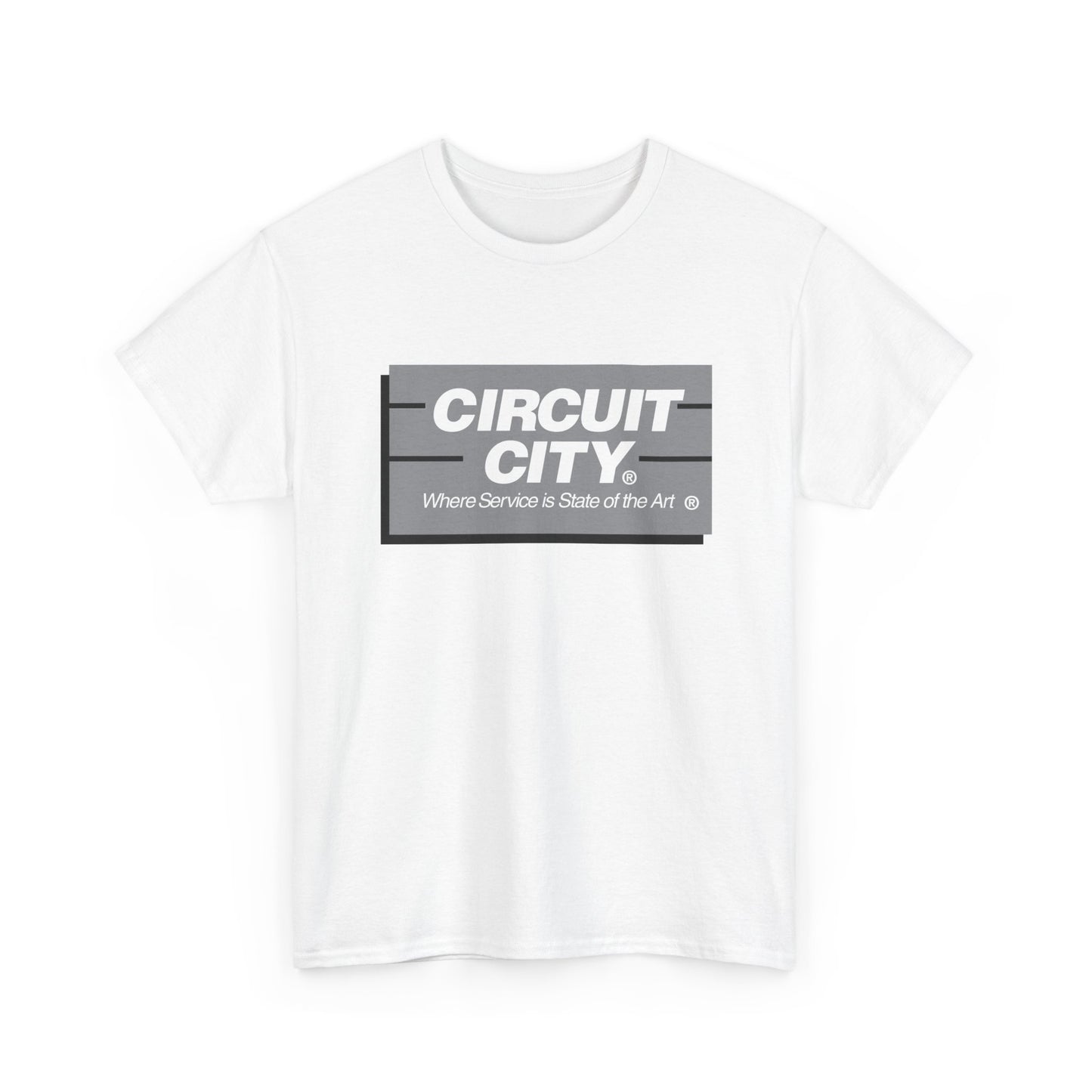 Circuit city T-shirt vintage graphic employee shirt retro design Unisex Heavy