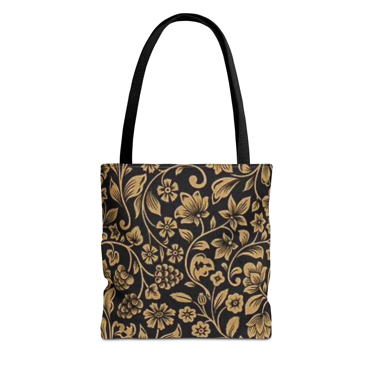 Gold Flowers Multi Color BRAND NEW MODERN Tote Bag (AOP)