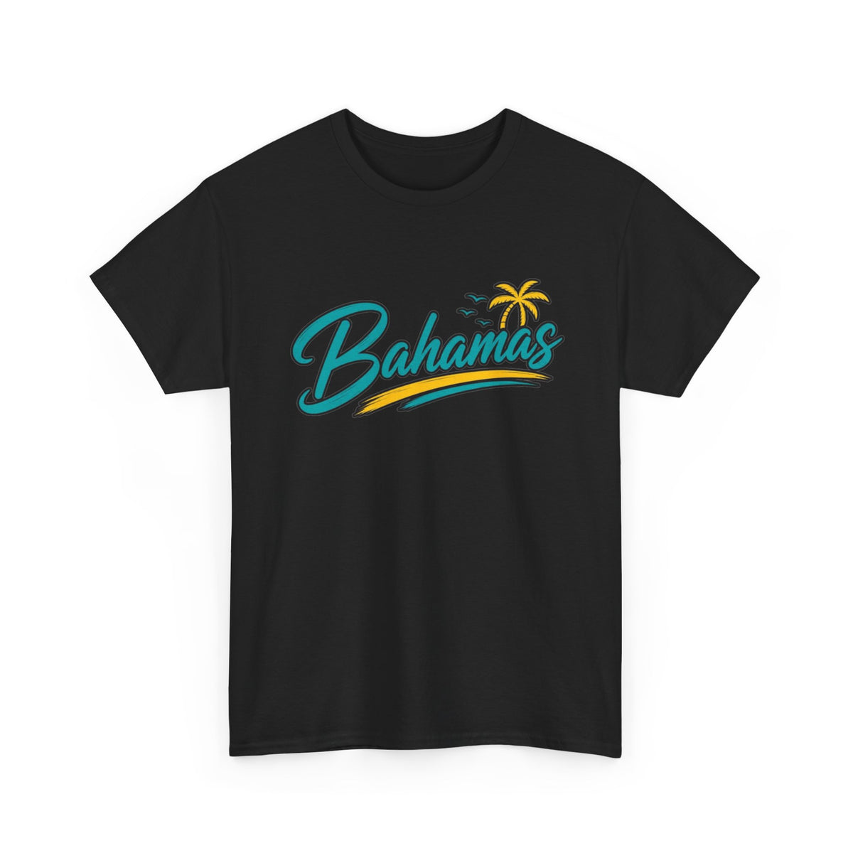 Bahamas Palm Tree Graphic T-Shirt Men's Graphic Tee