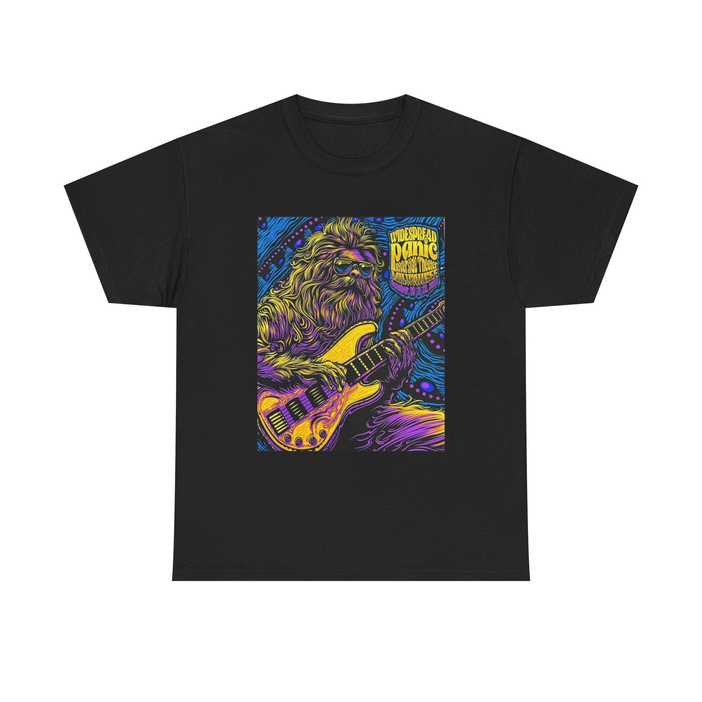 Widespread panic Tshirt Vintage Tour Poster Retro Unisex Heavy Cotton Tee