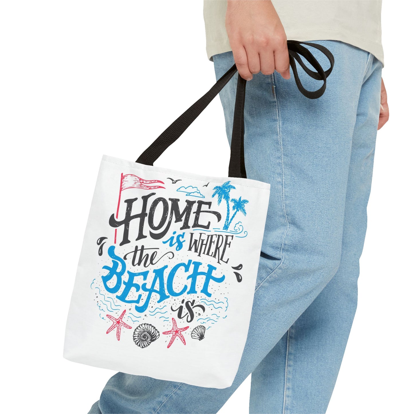 Home Is Where The Beach Is BRAND NEW Modern Purse - Pocketbook - Travel Tote Bag