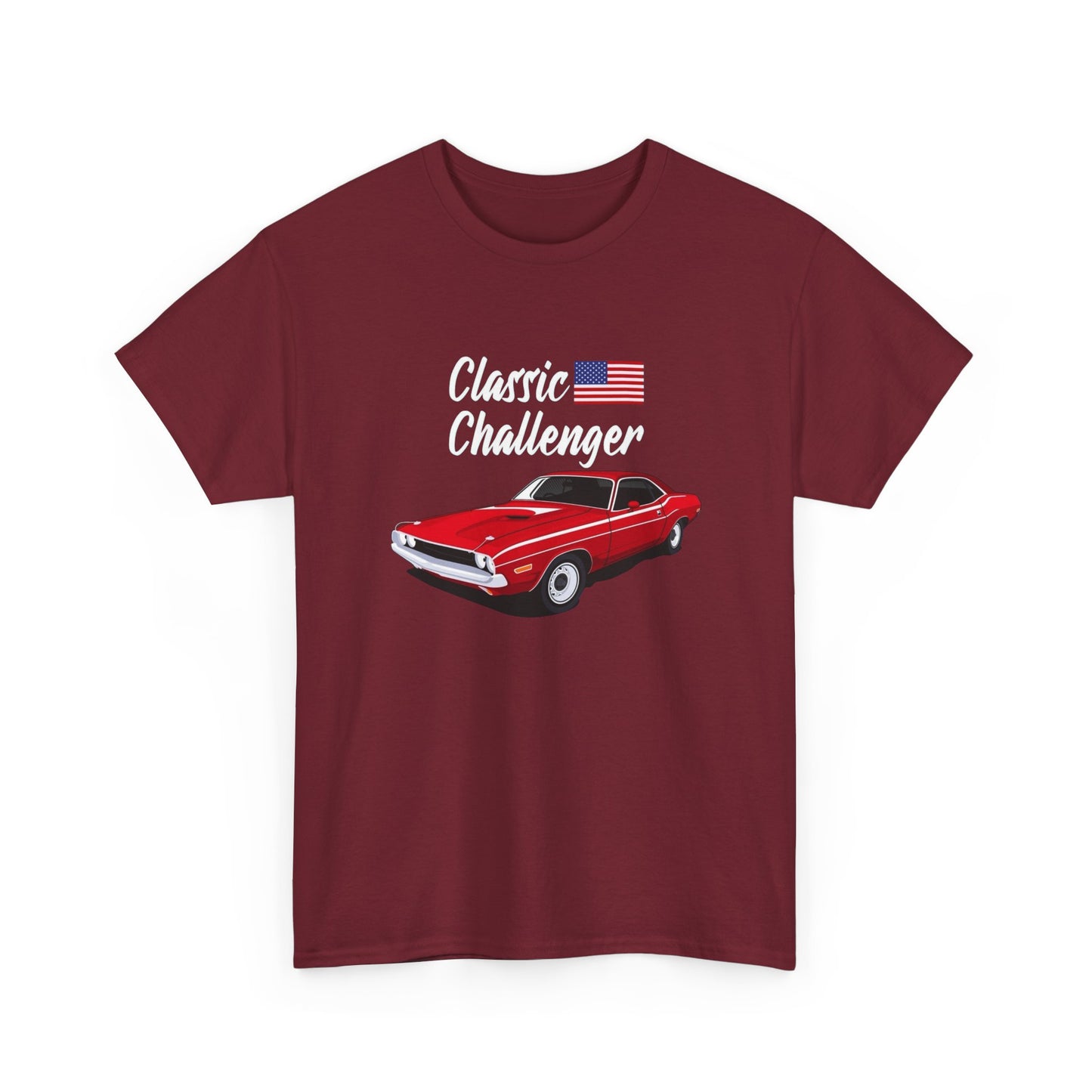 Classic Challenger USA Mopar Graphic T Shirt NEW ADULT