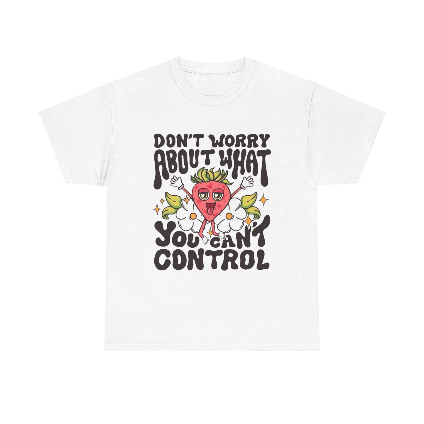 Don't Worry About What You Can't Control Graphic T Shirt Unisex Heavy Cotton Tee