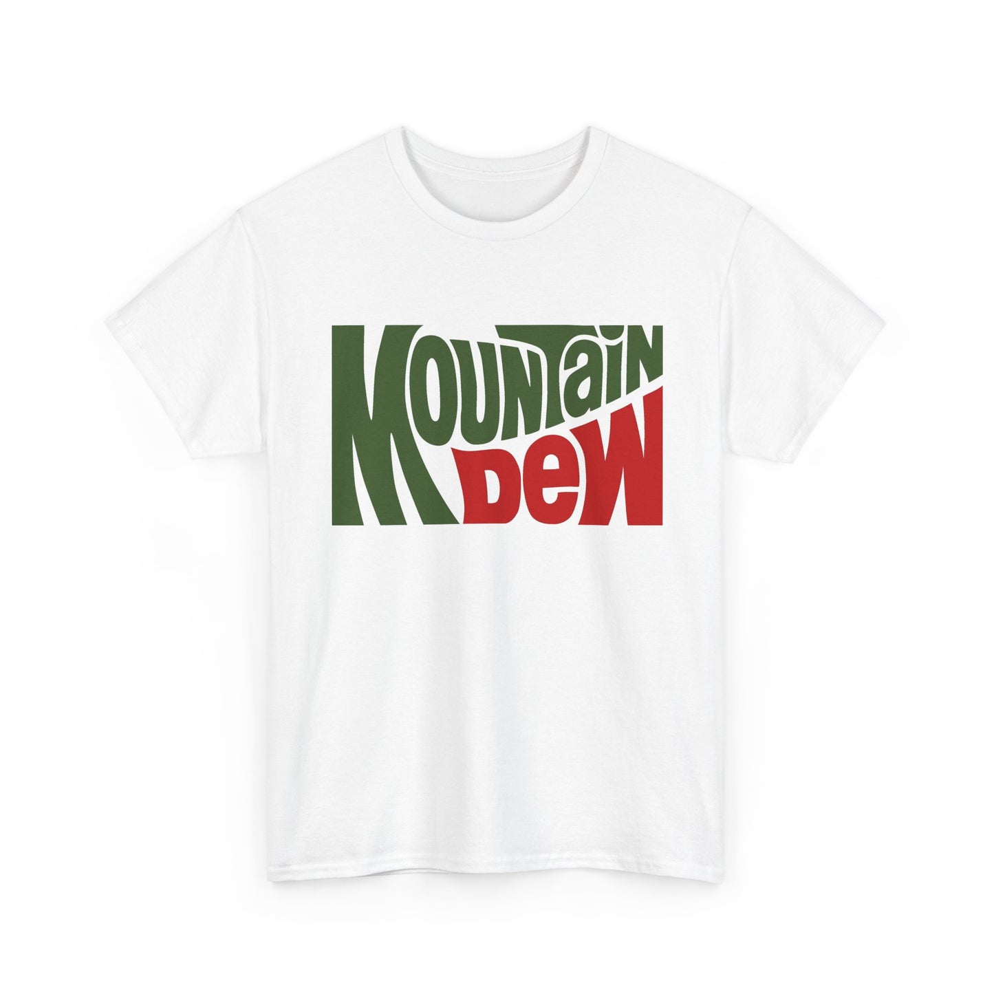 Mountain Dew T shirt Vintage Logo Retro Soda Pop Unisex Heavy Cotton Tee