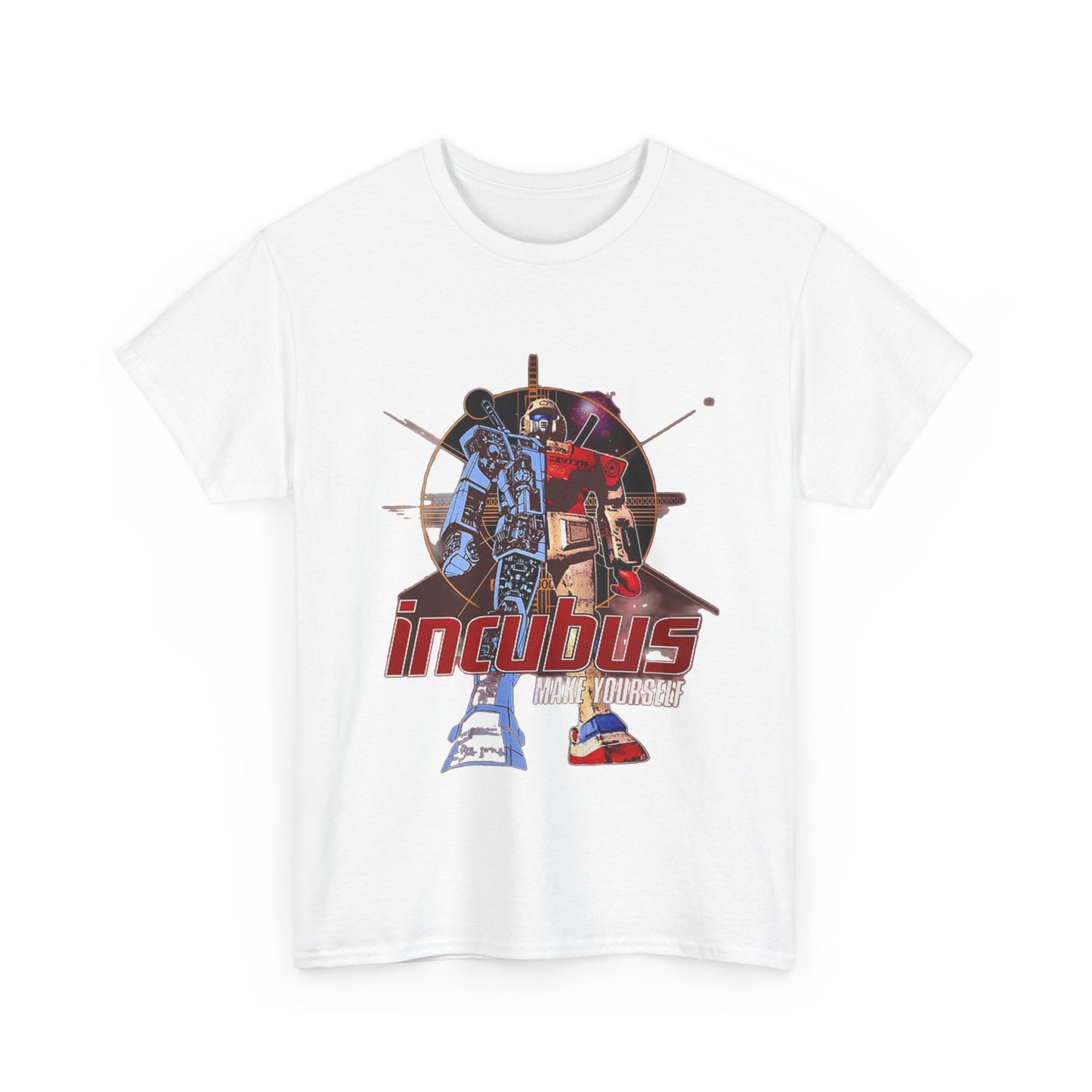 Incubus T-shirt vintage rock band retro metal Unisex Heavy Cotton Tee