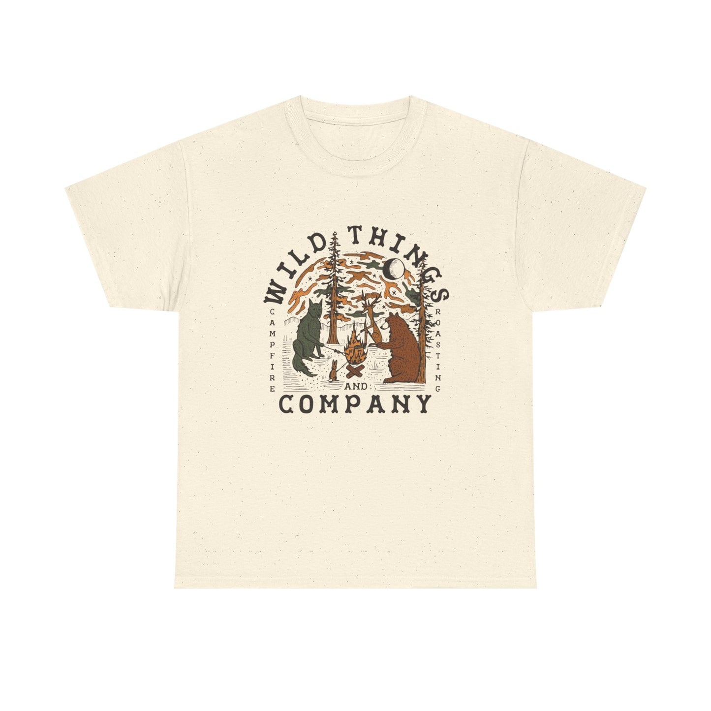 Wild Things Company Camping Graphic T Shirt NEW Adult Tee