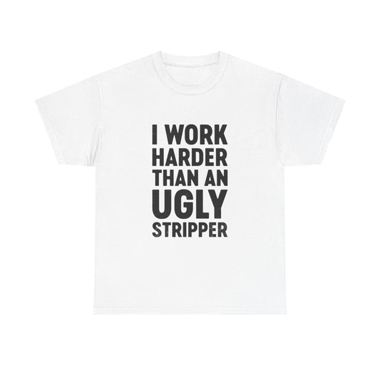 Hard Working Hilarious Graphic T Shirt NEW ADULT Unisex Heavy Cotton Tee
