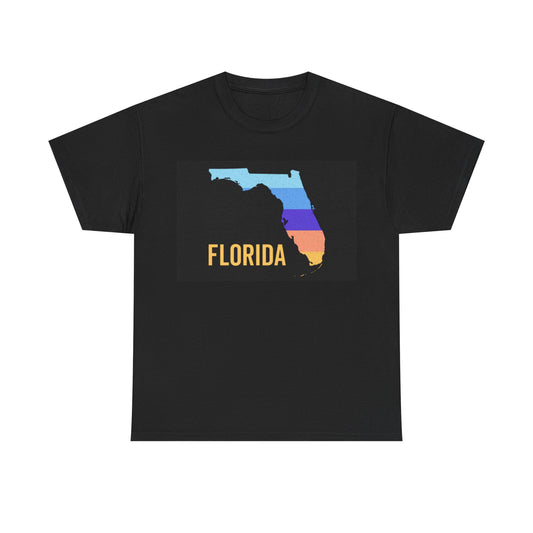 Florida Graphic Tshirt Summer Beach Miami Tampa Merch Unisex Heavy Cotton Tee 65