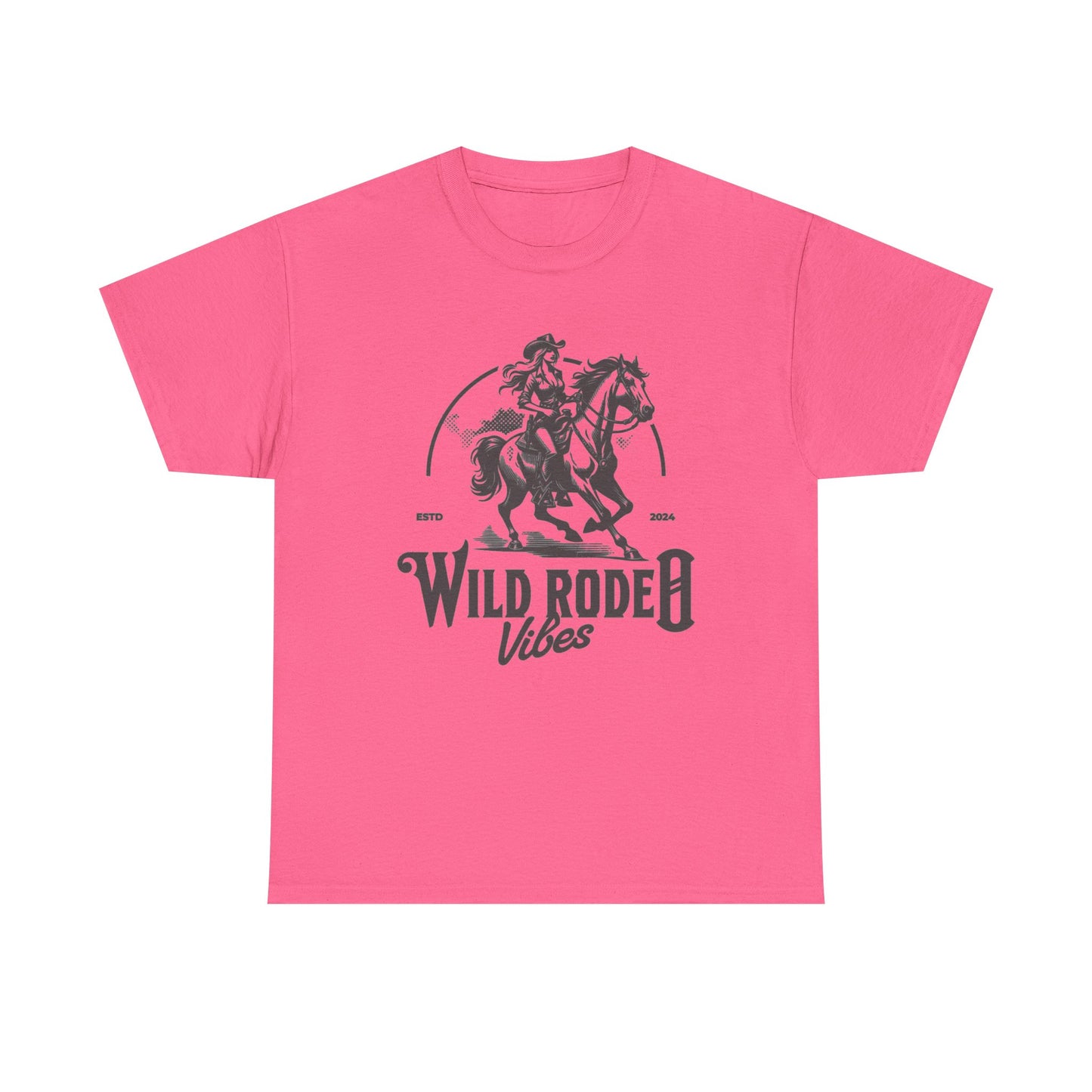 Wild Rodeo Cowgirls Graphic T Shirt Women's Vintage Retro Cotton Tee