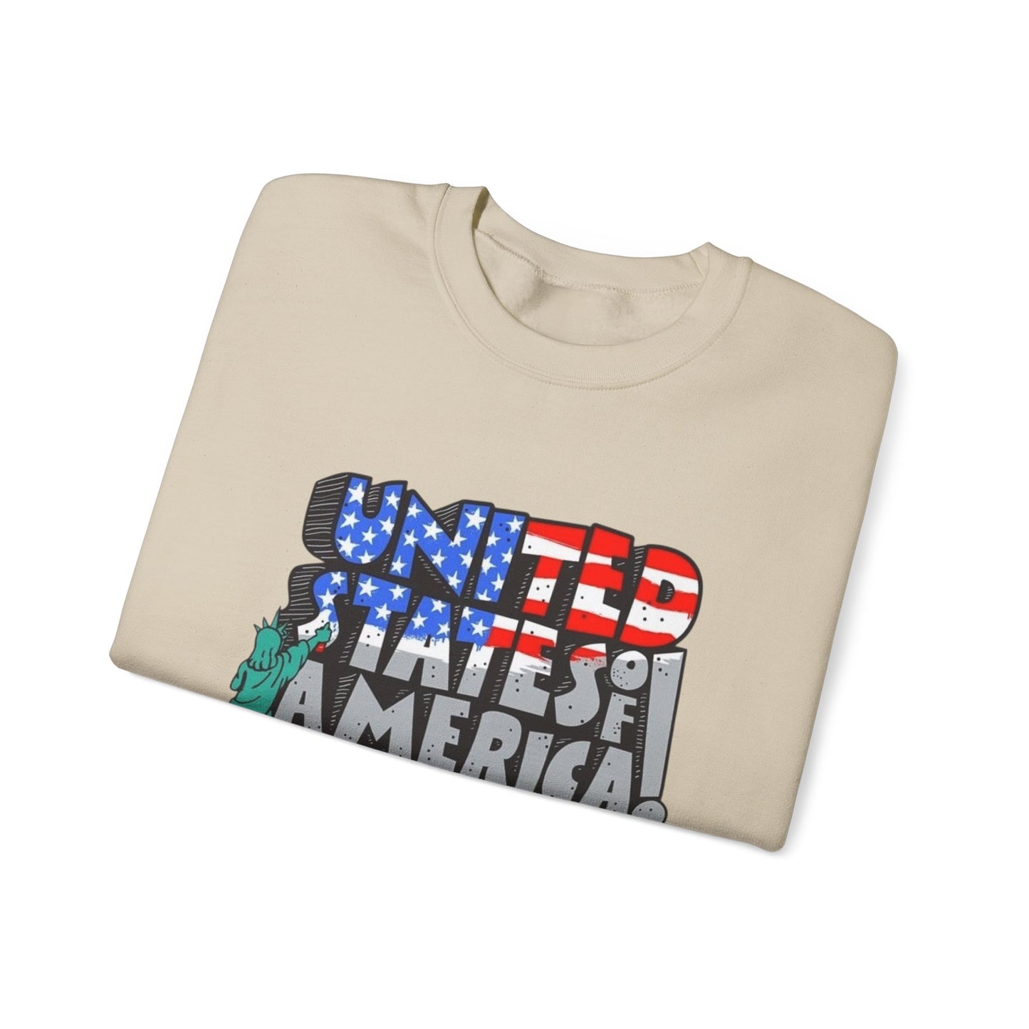 United States Of America Sweater NEW Unisex Heavy Blend™ Crewneck Sweatshirt