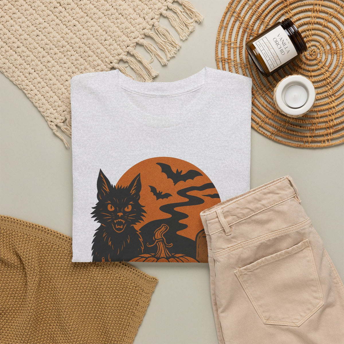Long Live Halloween Graphic T Shirt Men's Heavy Cotton Tee
