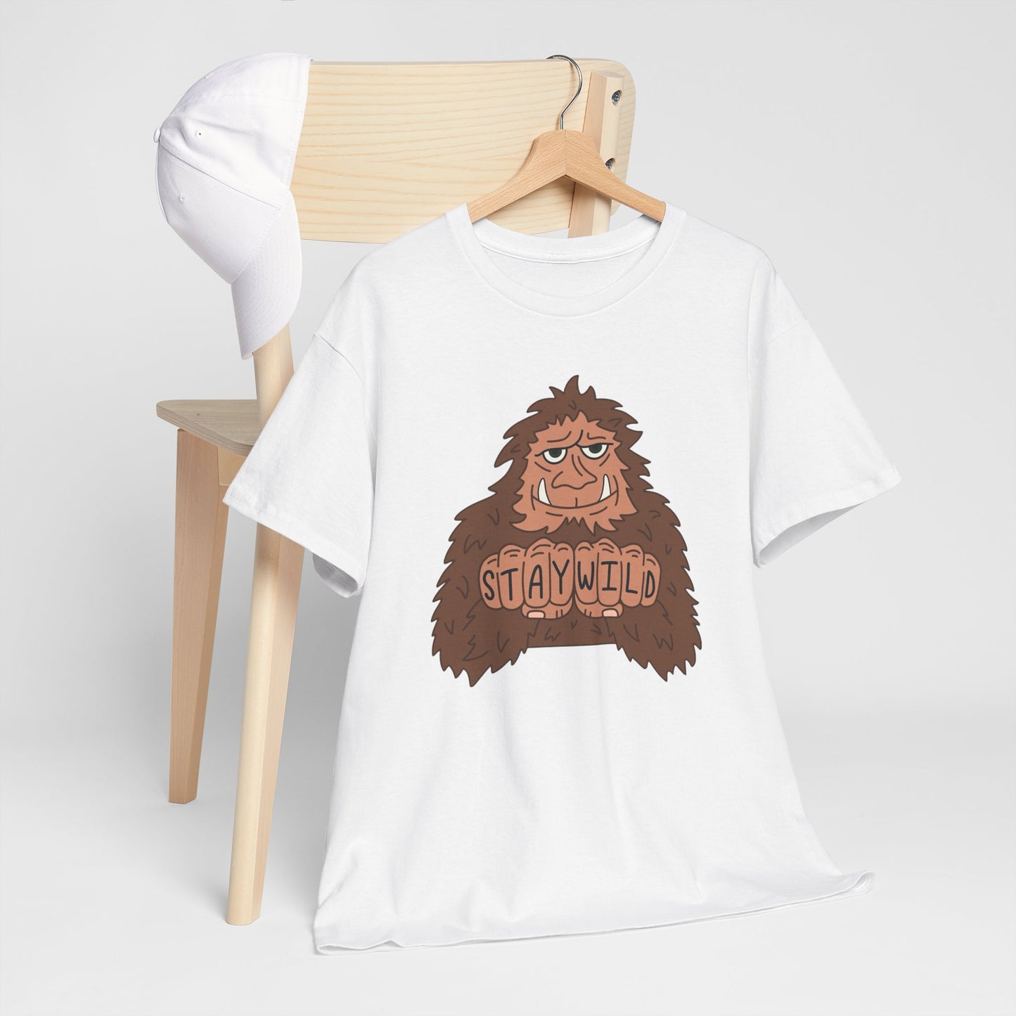 Stay Wild Outdoors Graphic T Shirt Heavy Cotton Tee NEW ADULT UNISEX